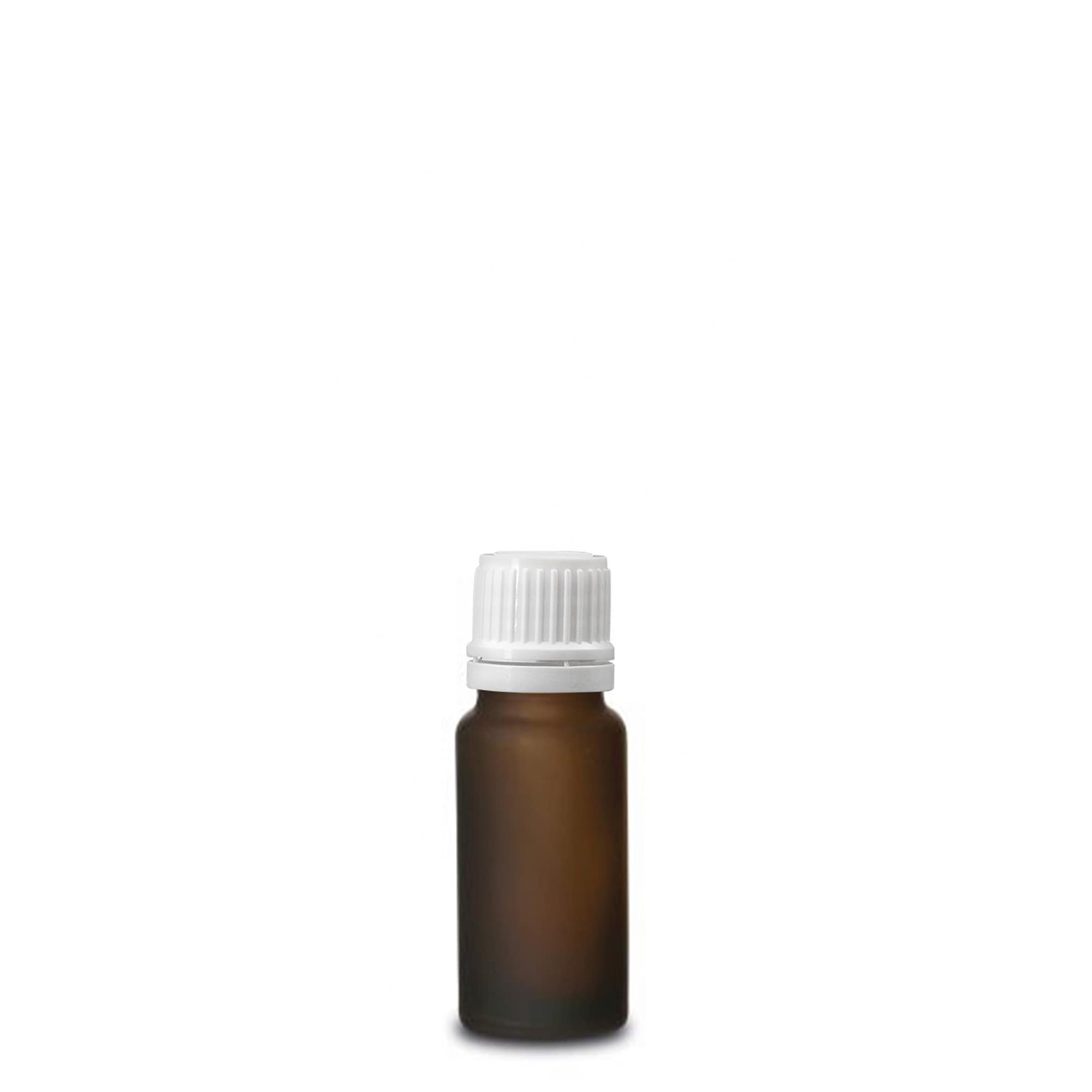 10 ml lekárska fľaša, sklo, hnedé matné, hrdlo: DIN 18