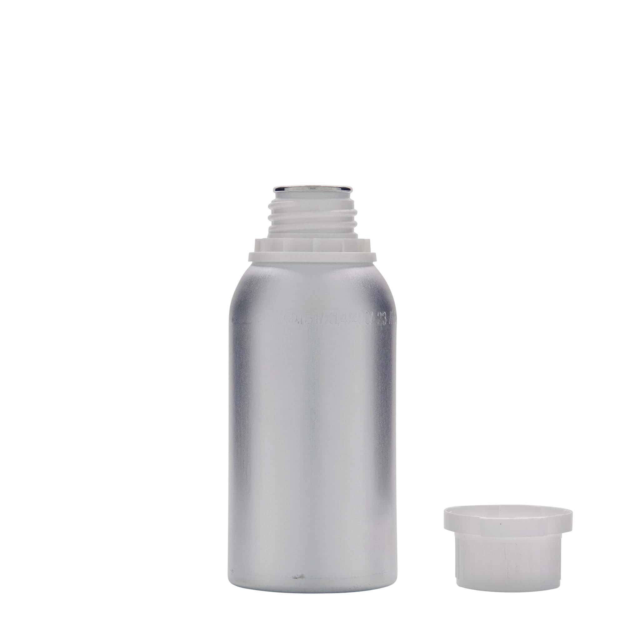 275 ml hliníková fľaša, kov, strieborná, hrdlo: DIN 32 275 ml hliníková fľaša, kov, strieborná, hrdlo: DIN 32