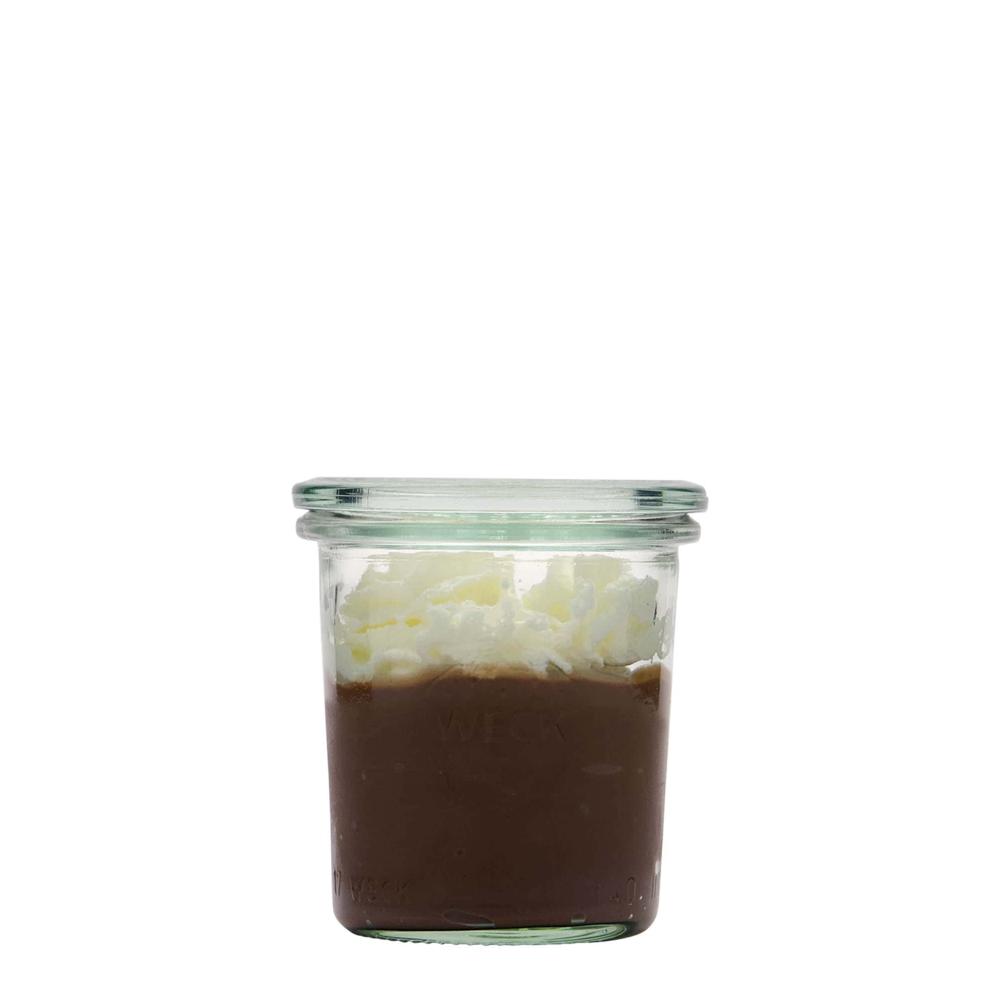 140 ml WECK zvratný pohár, otvor: okrúhly okraj