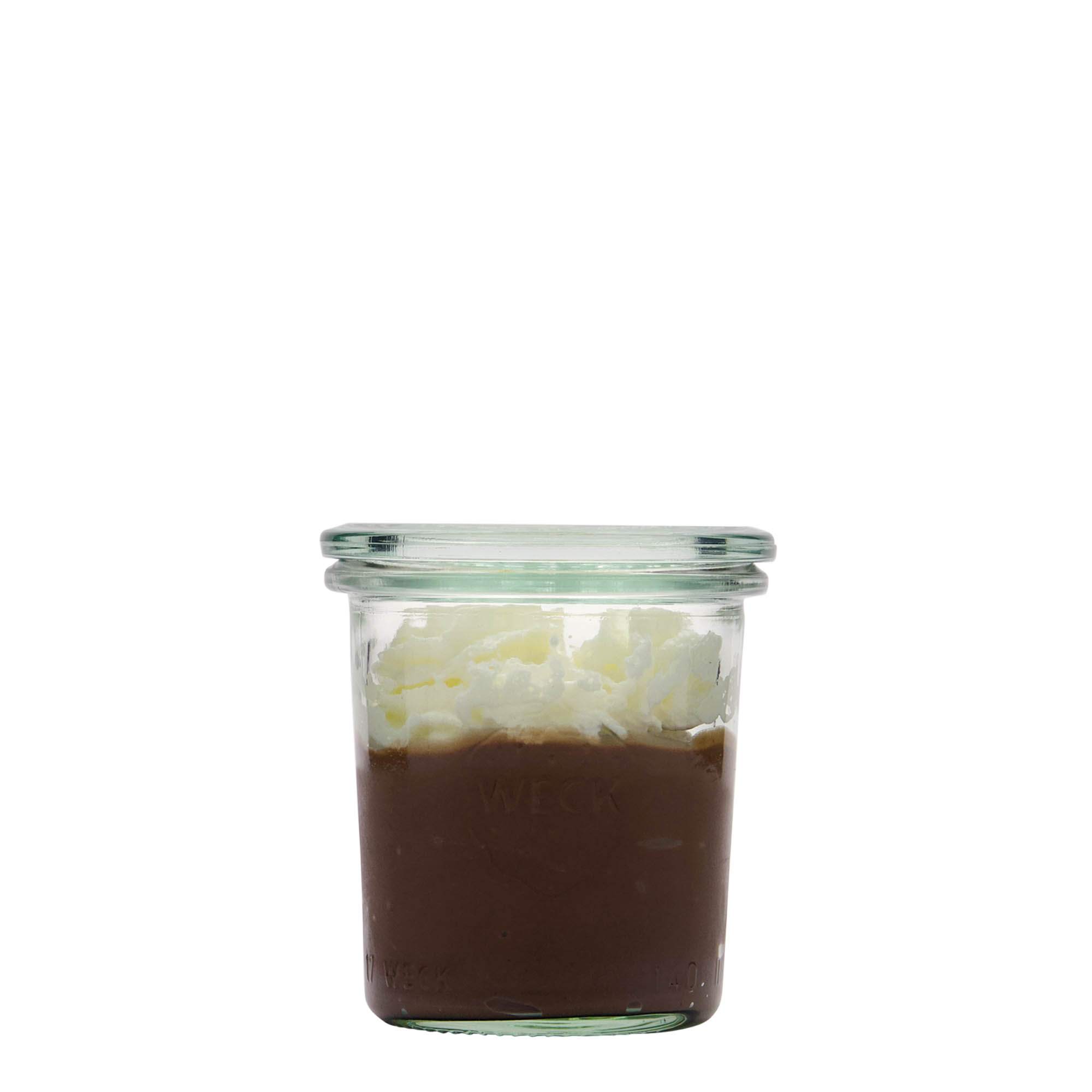 140 ml WECK zvratný pohár, otvor: okrúhly okraj