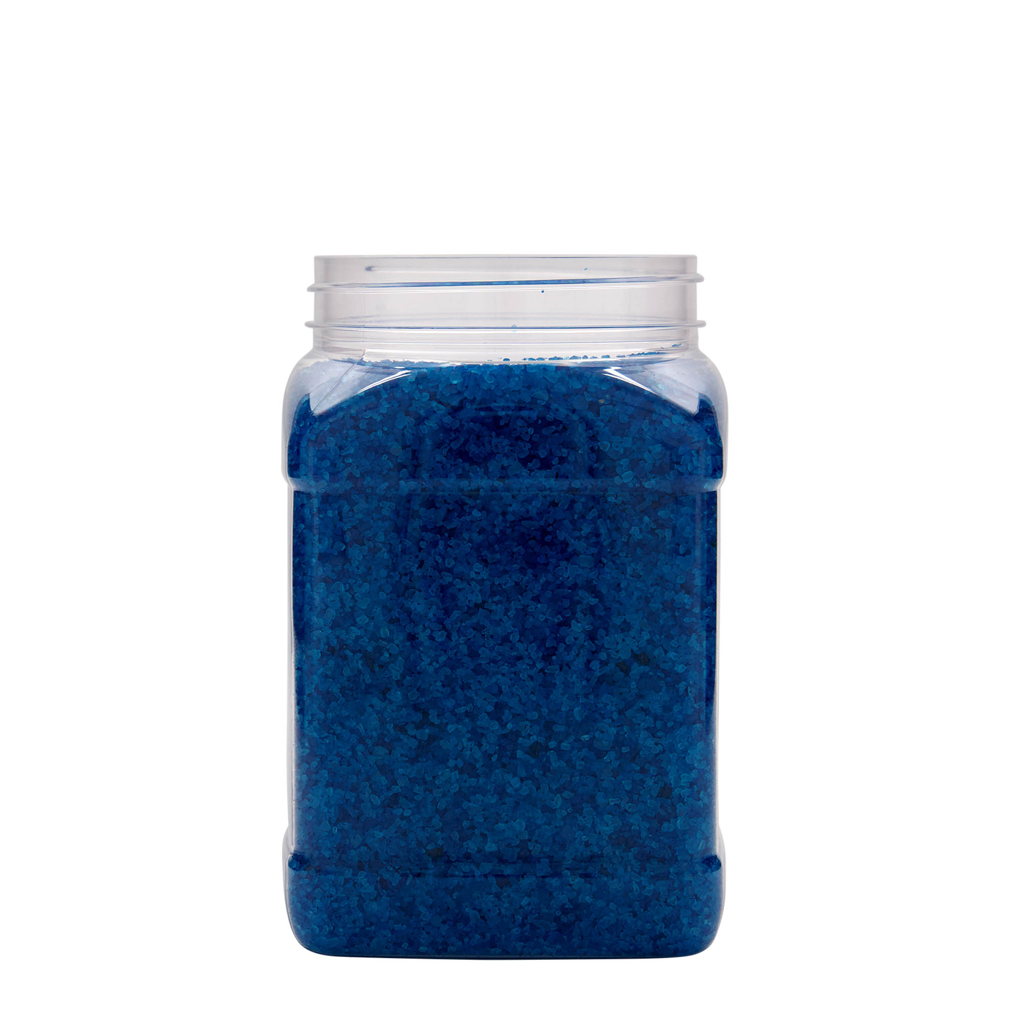 1 500 ml PET dóza „Dana“, štvorcová, plast, hrdlo: 100/400