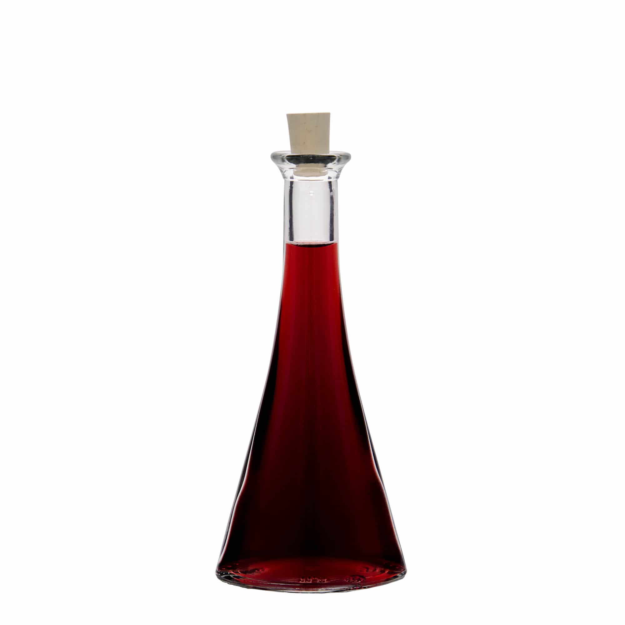 100 ml sklená fľaša „Veronica“, polguľová, hrdlo: korok