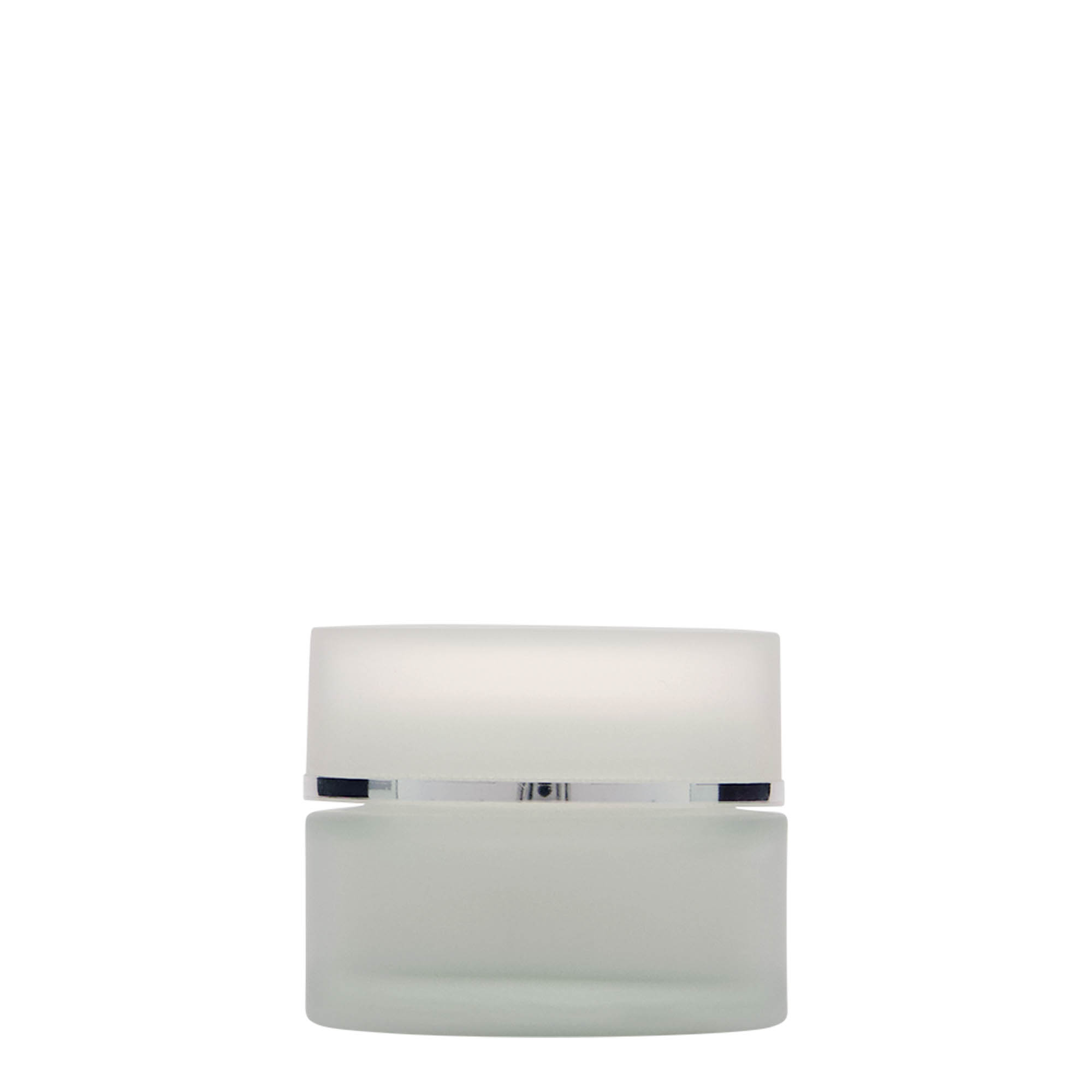 50 ml téglik 'Platin Edition', sklo, matné, hrdlo: skrutkovací uzáver 50 ml téglik 'Platin Edition', sklo, matné, hrdlo: skrutkovací uzáver