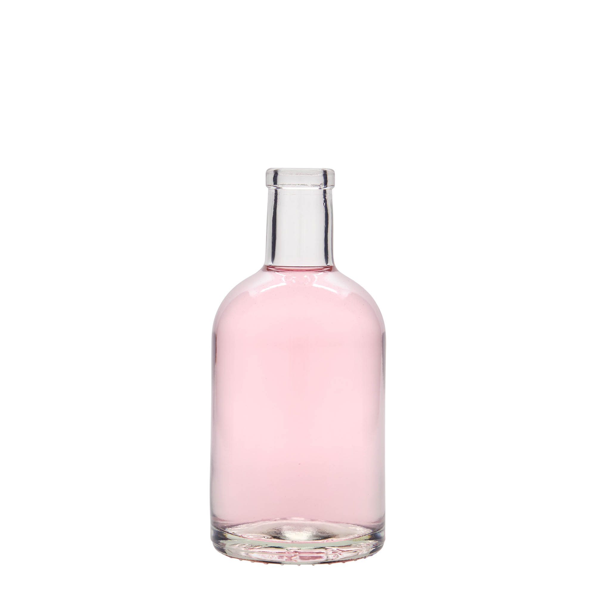 250 ml sklenená fľaša 'First Class', hrdlo: korkové
