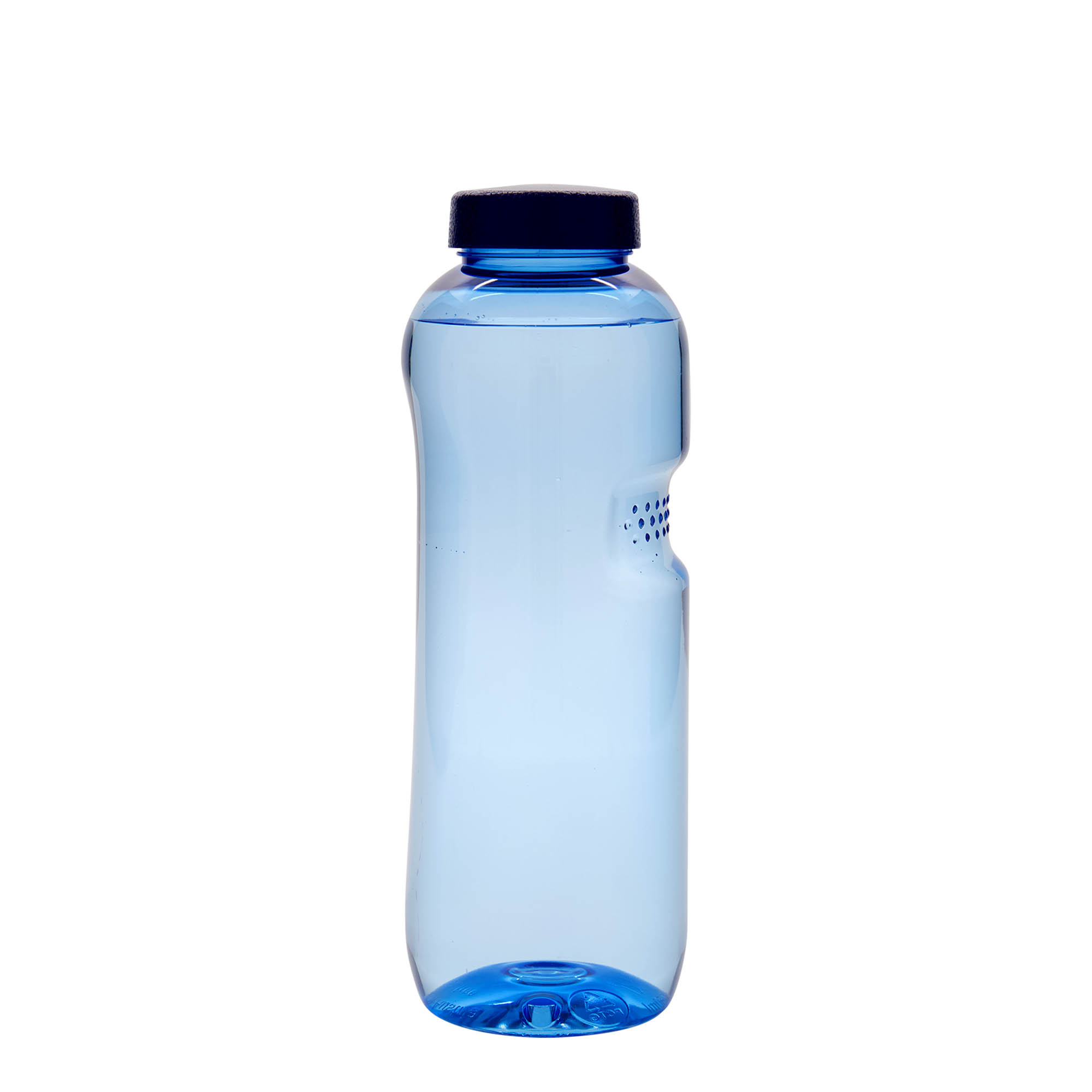 750 ml PET fľaša na pitie 'Kavodrink', plast, modrá