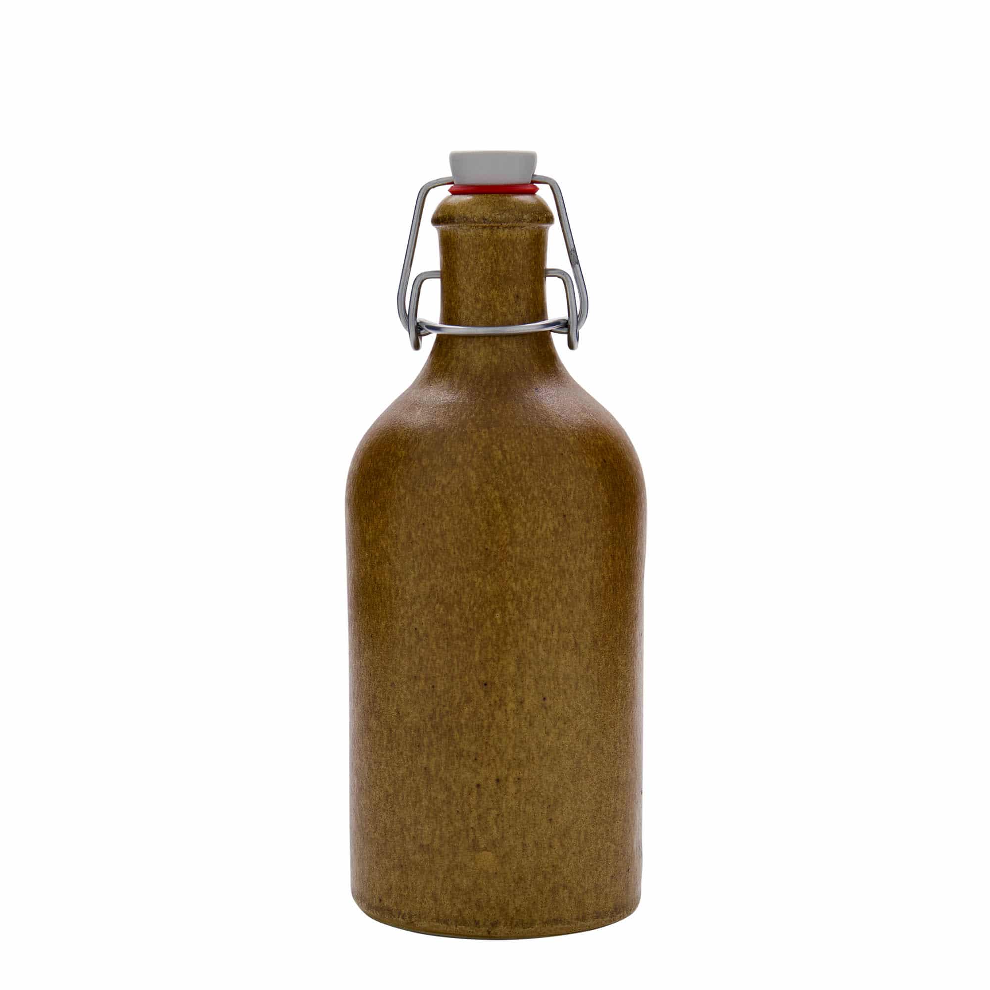 500 ml hlinený krčah, kamenina, hnedá – kryštálová farba, hrdlo: strmeňový uzáver