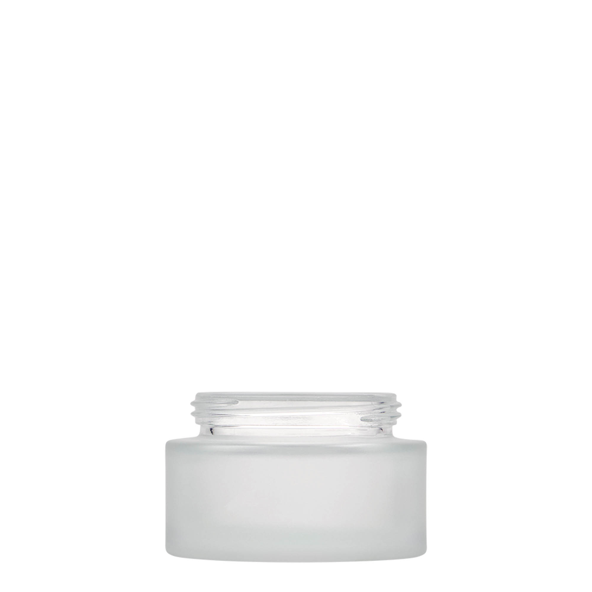 50 ml téglik 'Platin Edition', sklo, matné, hrdlo: skrutkovací uzáver 50 ml téglik 'Platin Edition', sklo, matné, hrdlo: skrutkovací uzáver
