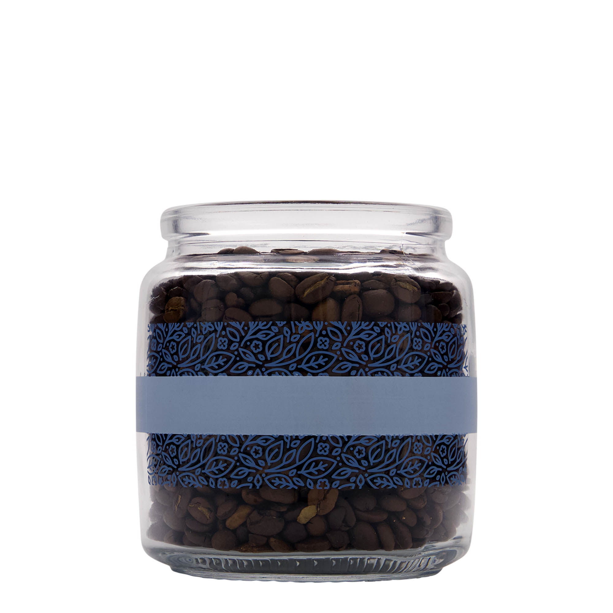 750 ml korková fľaša 'Giara', motív: Naturalmente blu, hrdlo: korkové