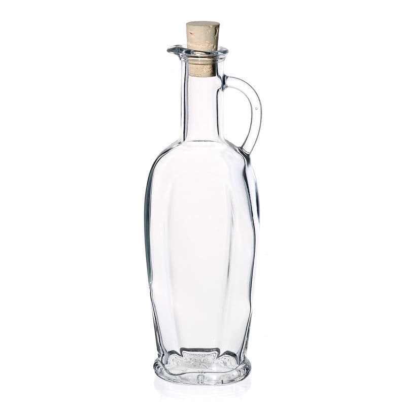 250 ml sklená fľaša „Eleganta“, oválna, hrdlo: korok 250 ml sklená fľaša „Eleganta“, oválna, hrdlo: korok