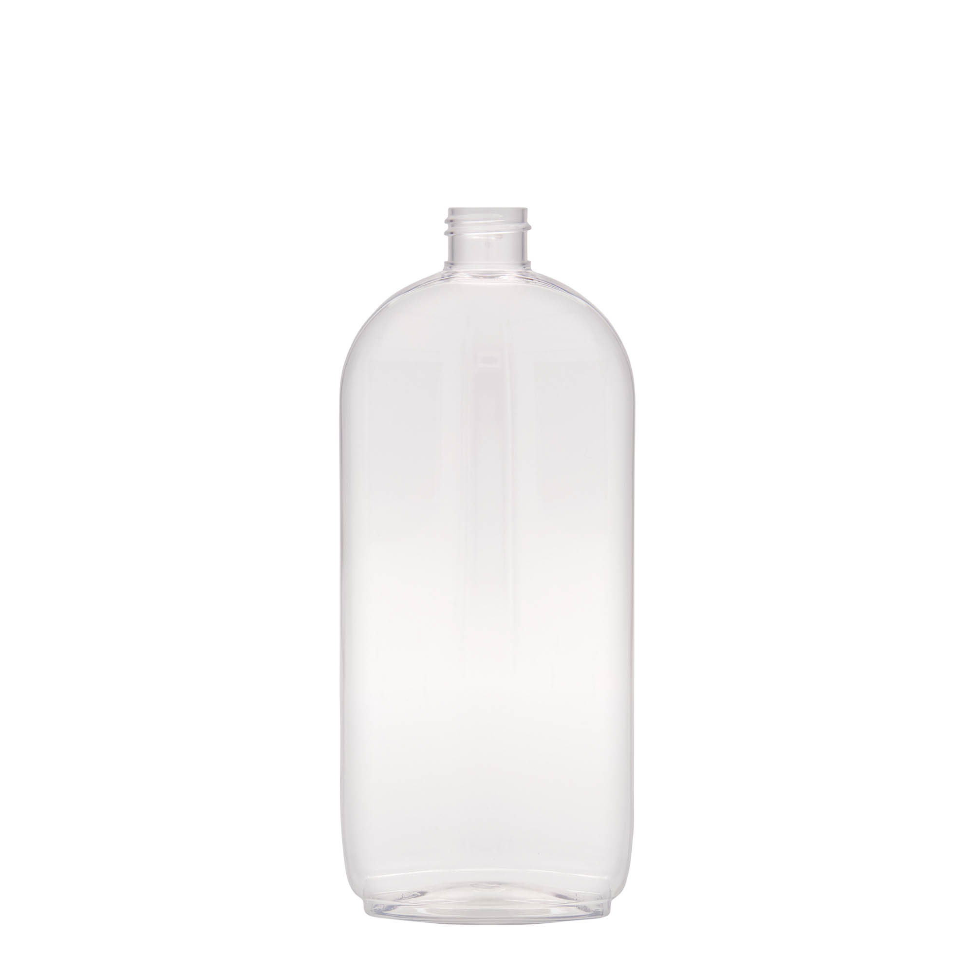 500 ml PET fľaša 'Iris', oválna, plast, hrdlo: 24/410