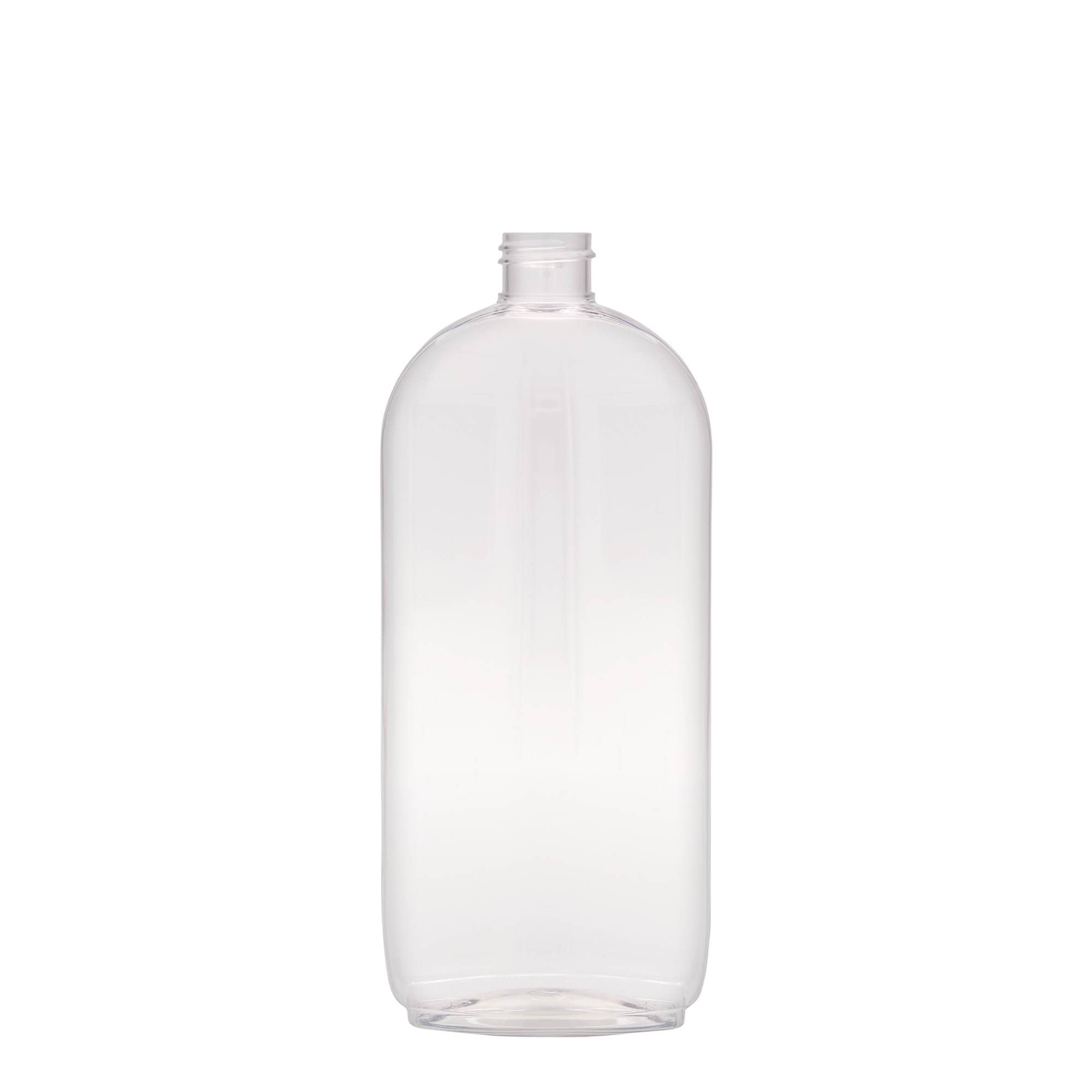 500 ml PET fľaša 'Iris', oválna, plast, hrdlo: 24/410