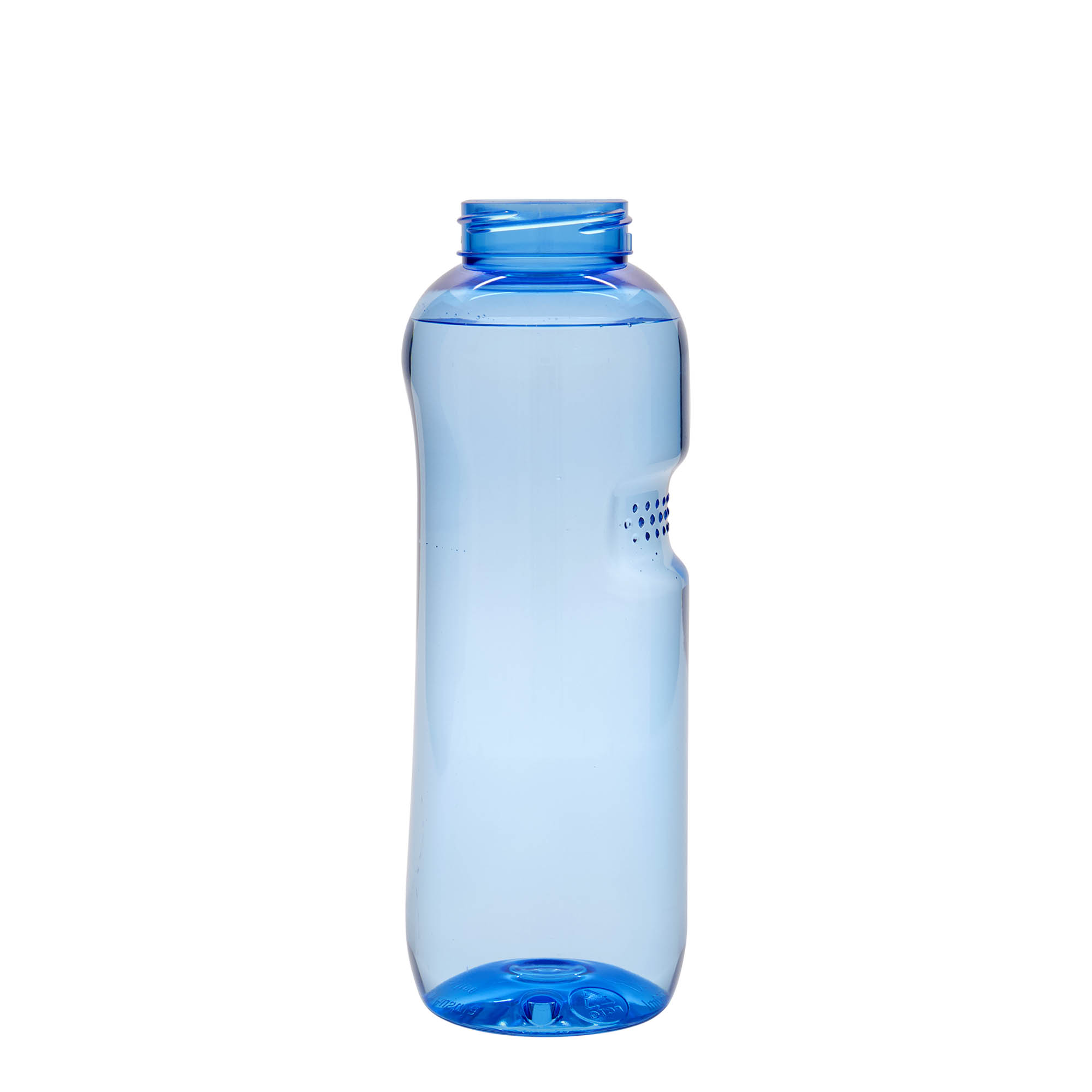 750 ml PET fľaša na pitie 'Kavodrink', plast, modrá