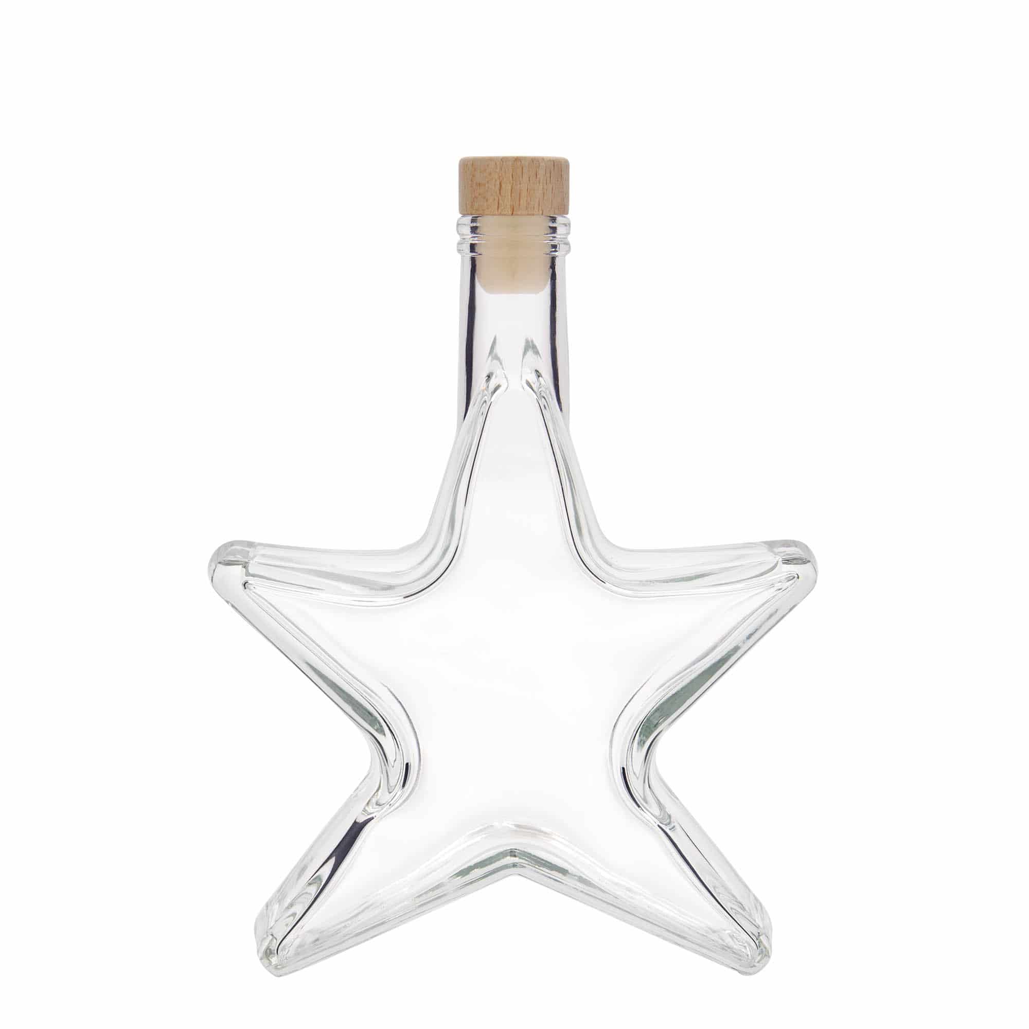 350 ml sklená fľaša „Hviezda“, hrdlo: korok