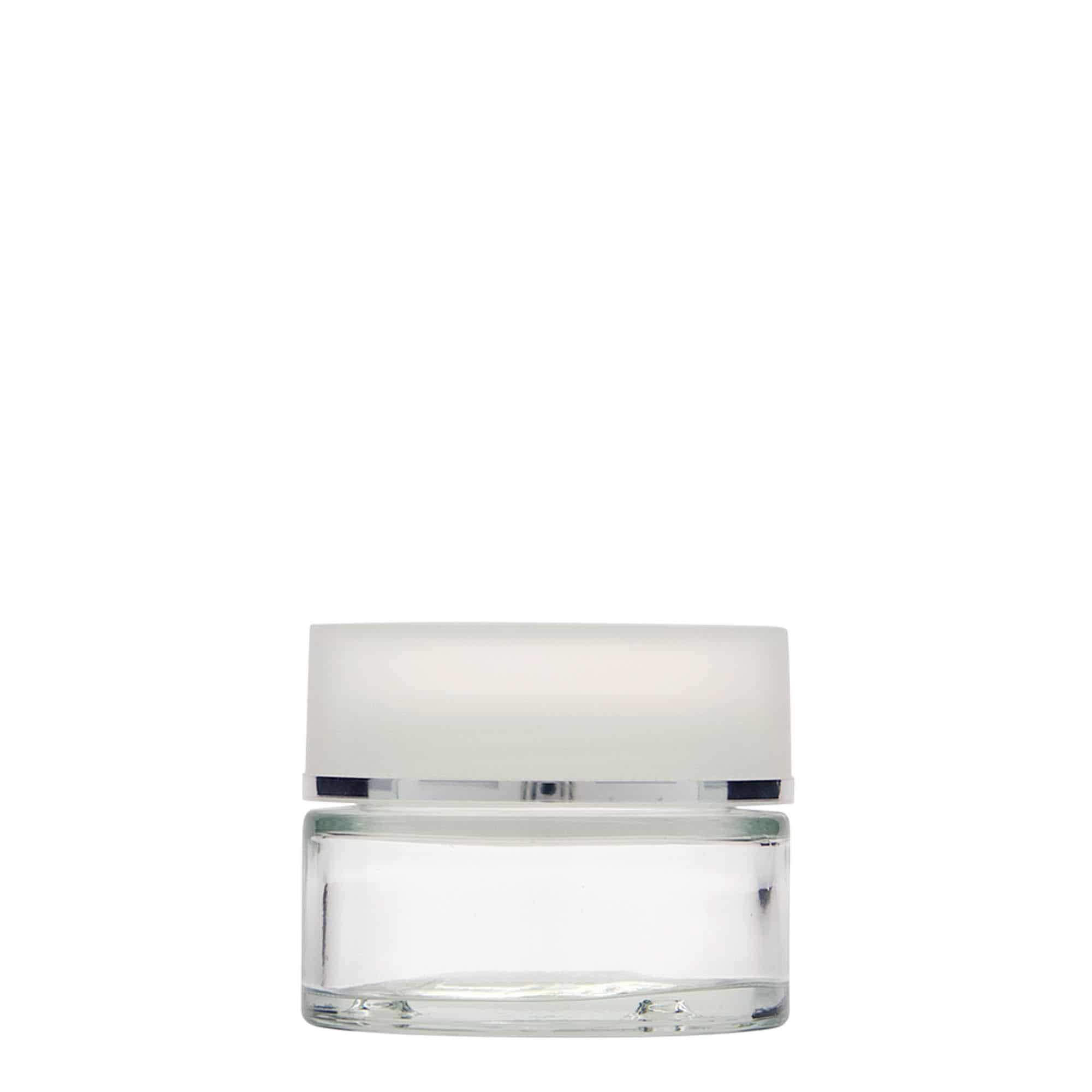 50 ml téglik „Clear Edition“, sklený, hrdlo: skrutkovací uzáver