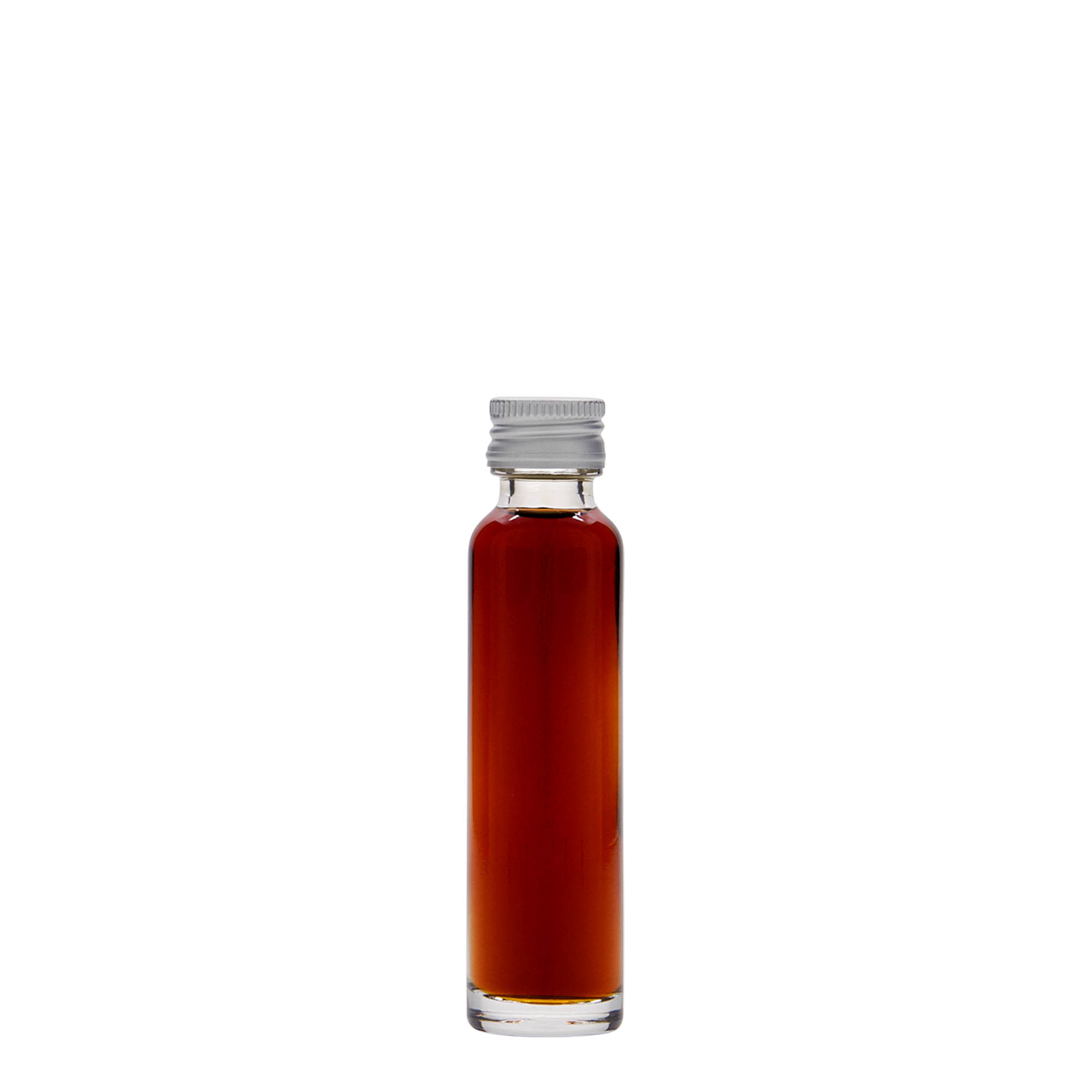 20 ml fľaštička s krúžkom, sklo, hrdlo: PP 18 20 ml fľaštička s krúžkom, sklo, hrdlo: PP 18