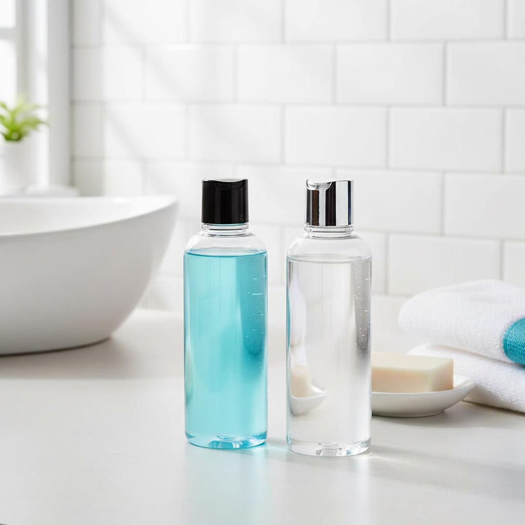 Zátka so závitom Disc Top, plast PP, čierna, pre hrdlo: 24/410