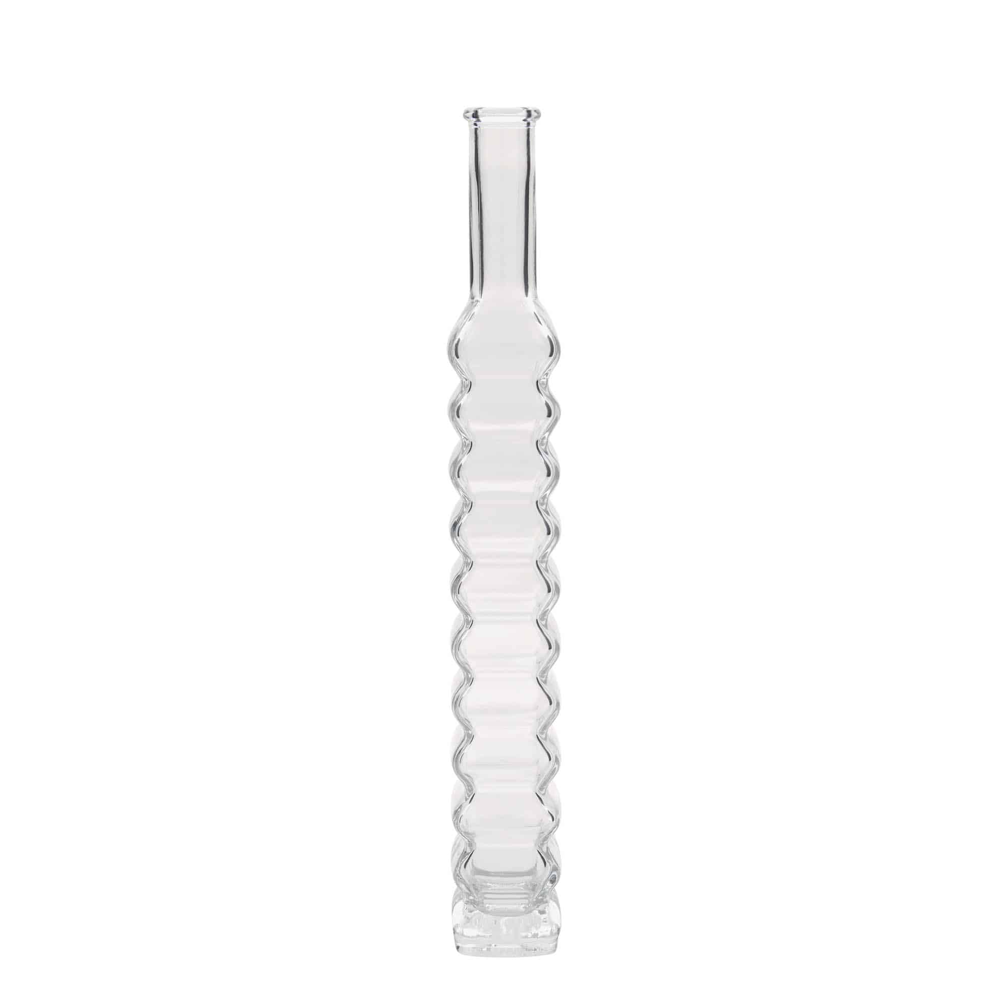 200 ml sklená fľaša „Roma, štvorcová, hrdlo: korok 200 ml sklená fľaša „Roma, štvorcová, hrdlo: korok