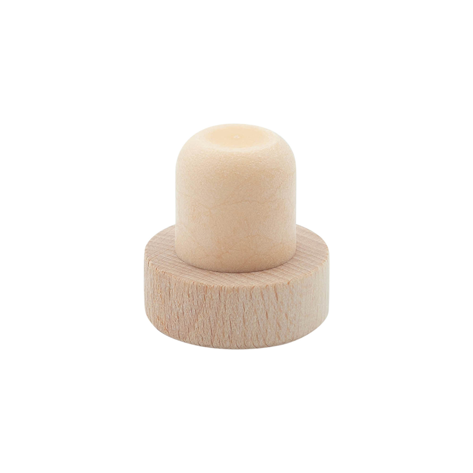 Držiak korku 22,1 mm, drevo/plast, pre hrdlo: korek Držiak korku 22,1 mm, drevo/plast, pre hrdlo: korek