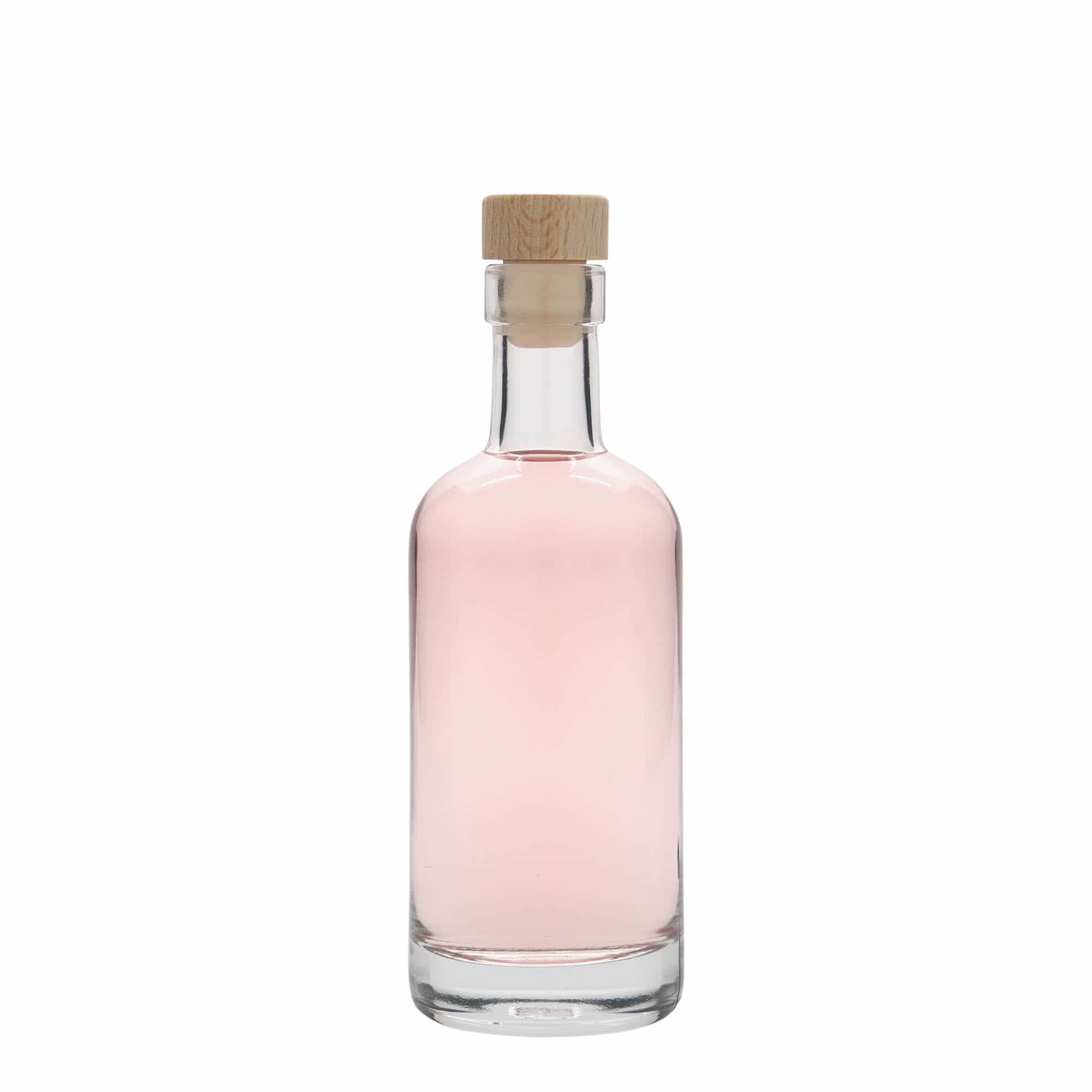 250 ml sklená fľaša „Linea Uno“, hrdlo: korok