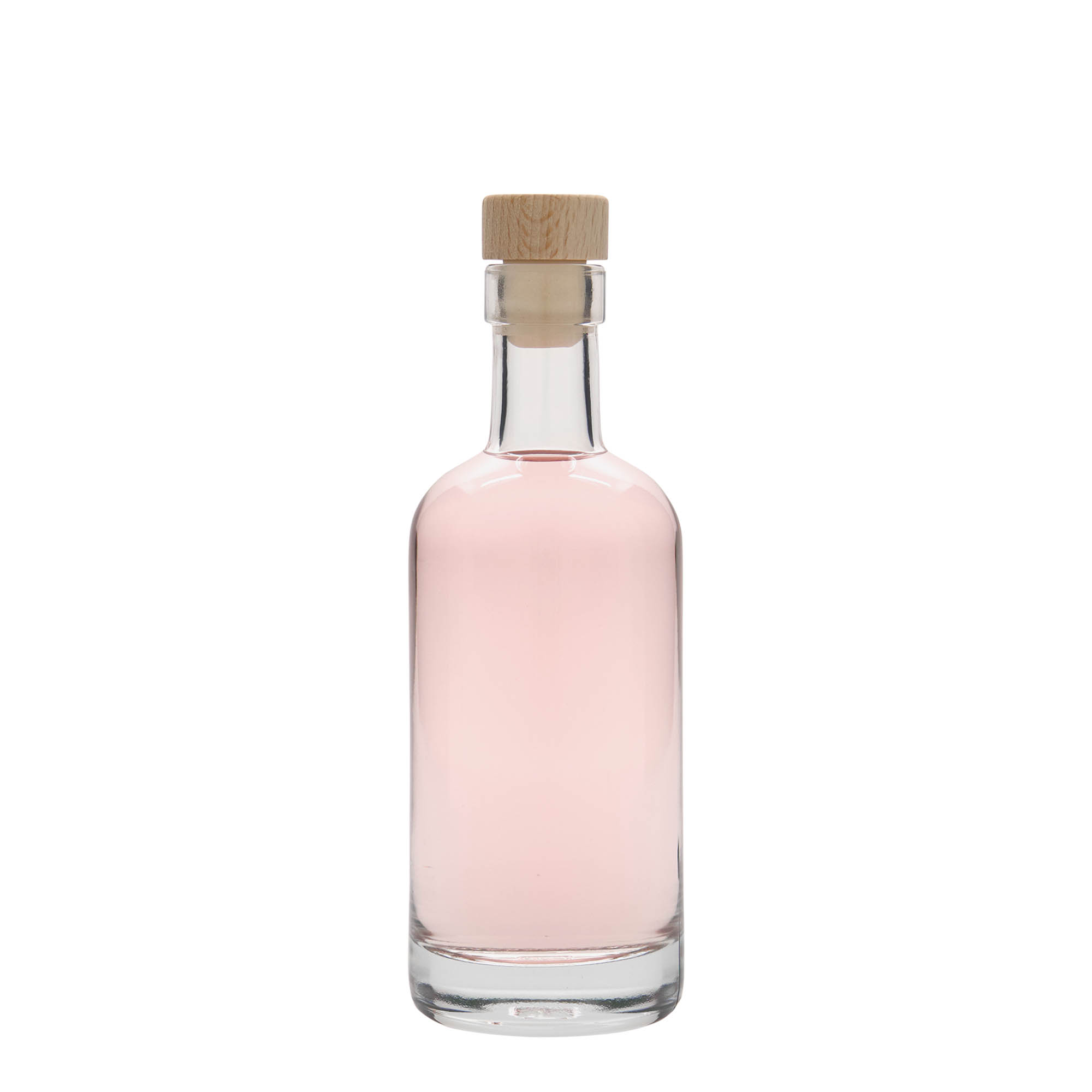250 ml sklenená fľaša 'Linea Uno', hrdlo: korok