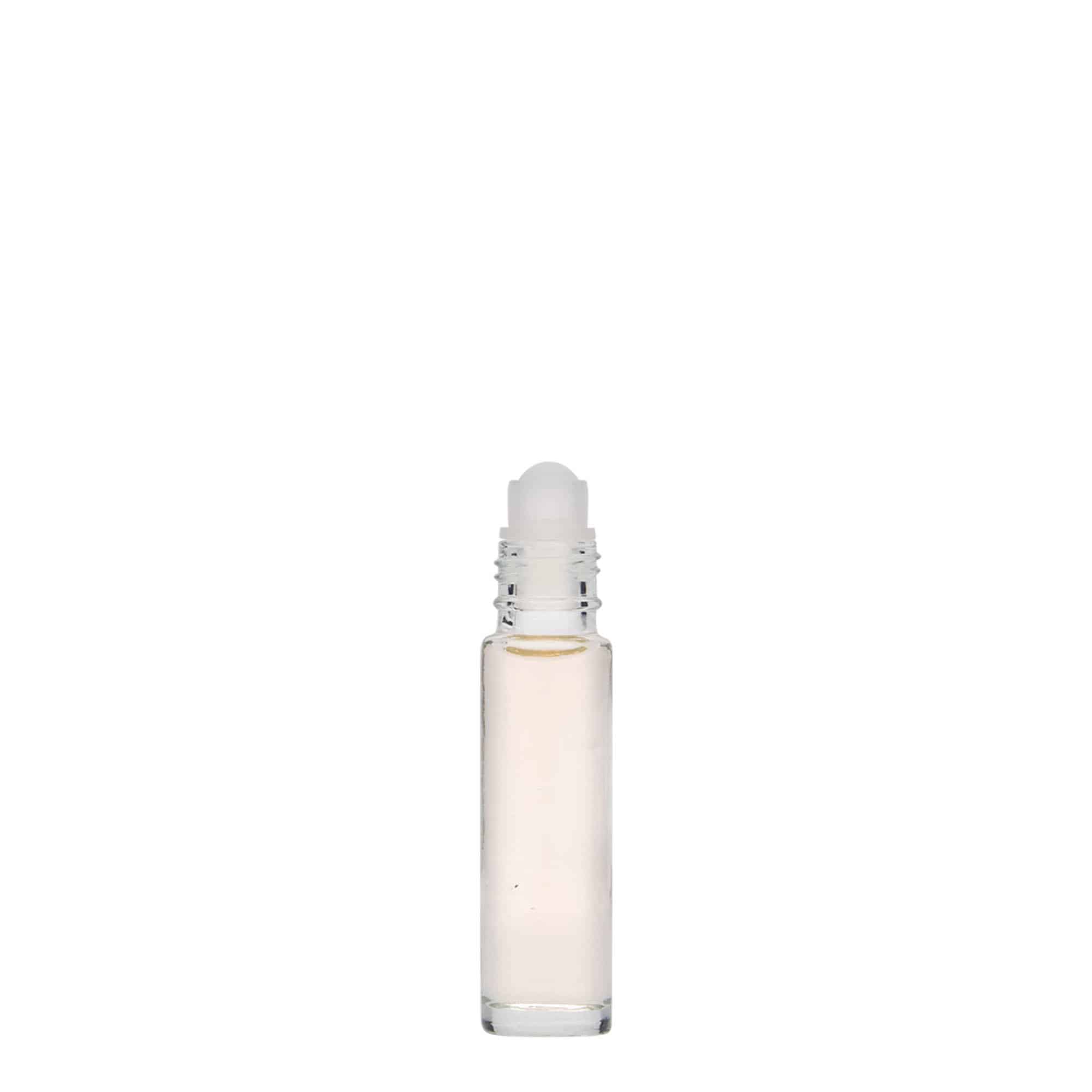 10 ml roll-on fľaštička, sklo, hrdlo: skrutkovací uzáver