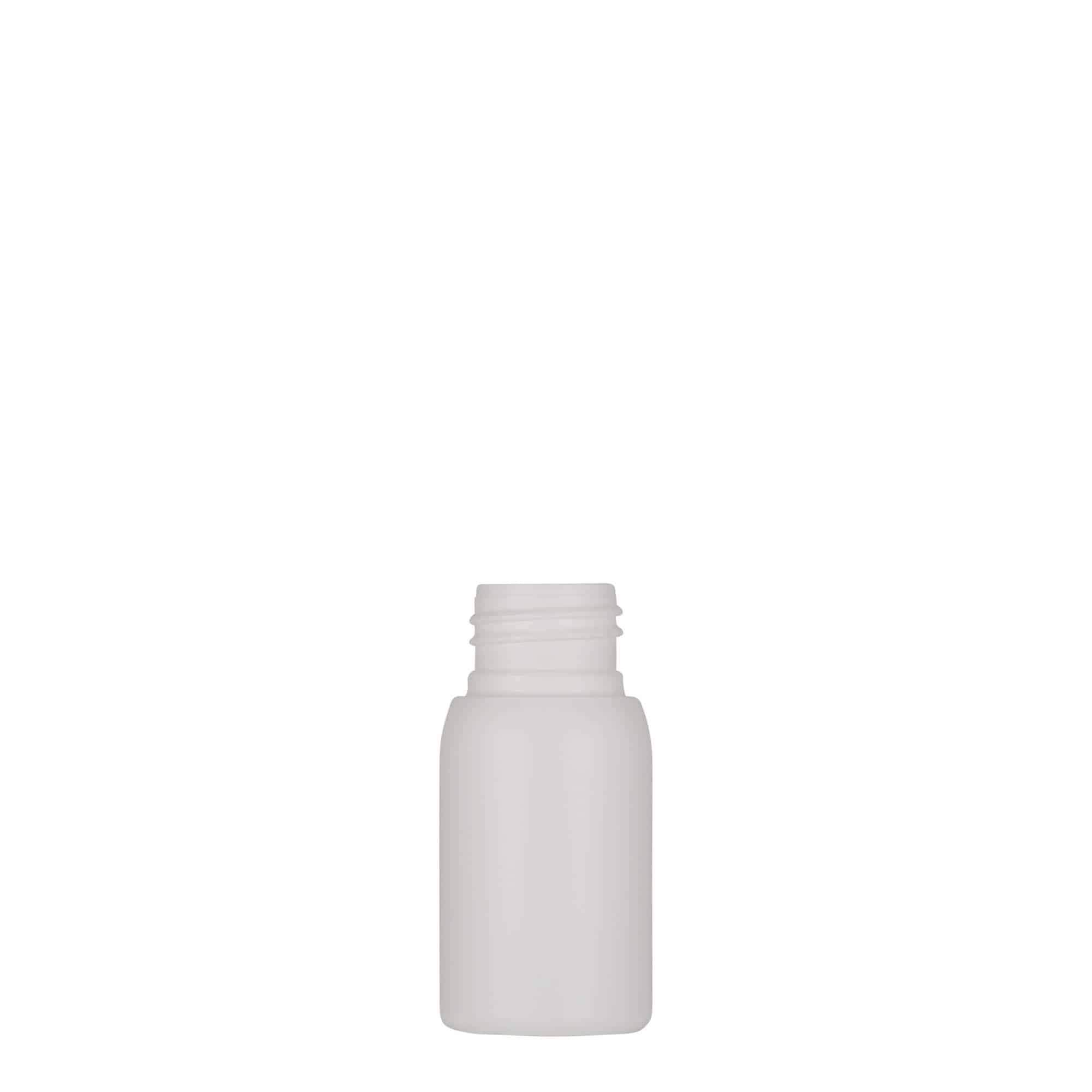 30 ml plastová fľaša „Tuffy“, HDPE, biela farba, hrdlo: GPI 24/410 30 ml plastová fľaša „Tuffy“, HDPE, biela farba, hrdlo: GPI 24/410