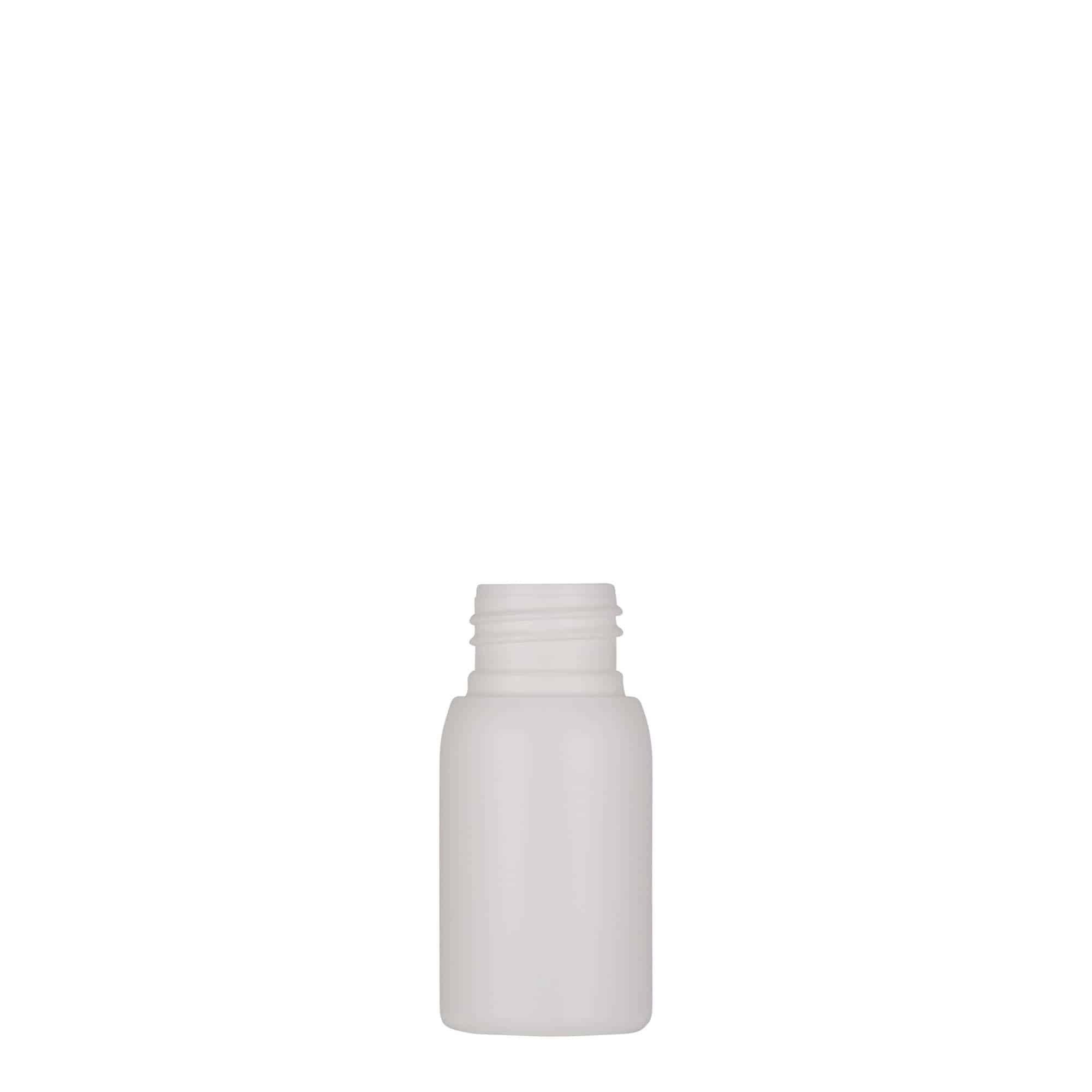 30 ml plastová fľaša 'Tuffy', HDPE, biela, hrdlo: 24/410