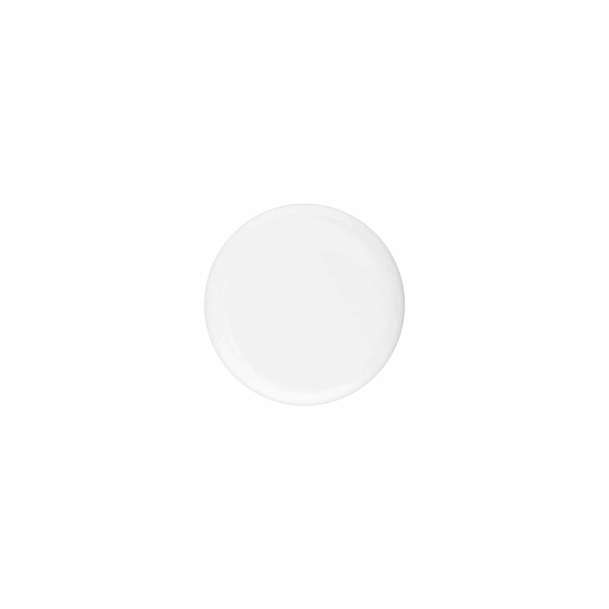 Skrutkovací uzáver pre 30 ml 'Bianca', PP plast, biely