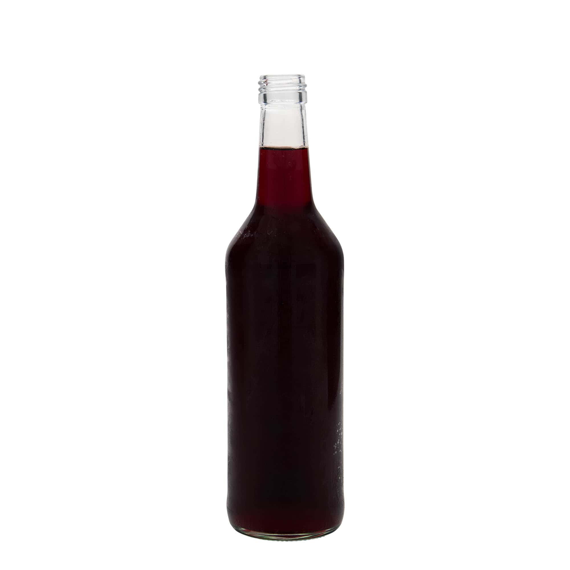 500 ml sklenená fľaša s rovnakým hrdlom, hrdlo: PP 28 500 ml sklenená fľaša s rovnakým hrdlom, hrdlo: PP 28