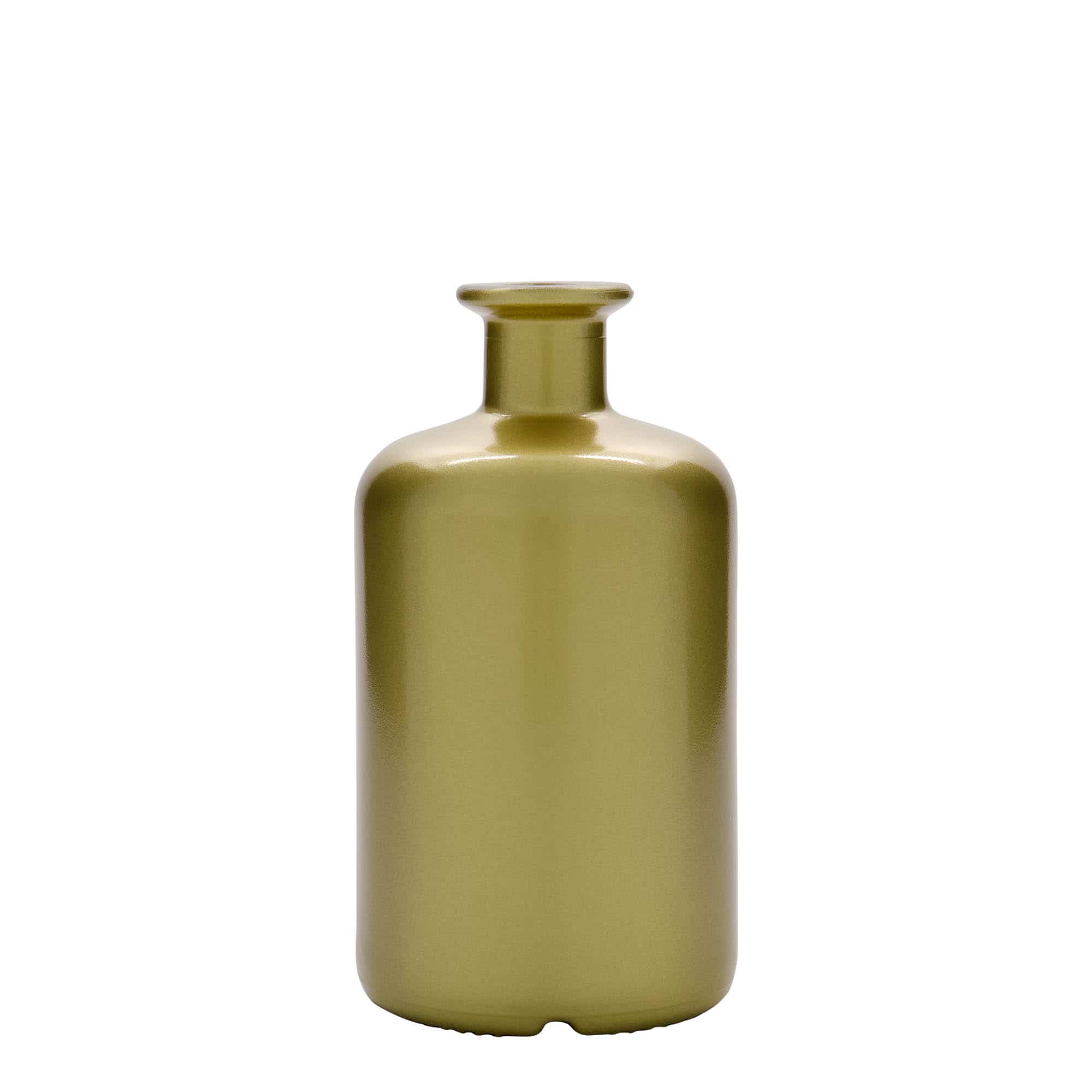 500 ml sklená fľaša lekárnická, zlatá farba, hrdlo: korok 500 ml sklená fľaša lekárnická, zlatá farba, hrdlo: korok