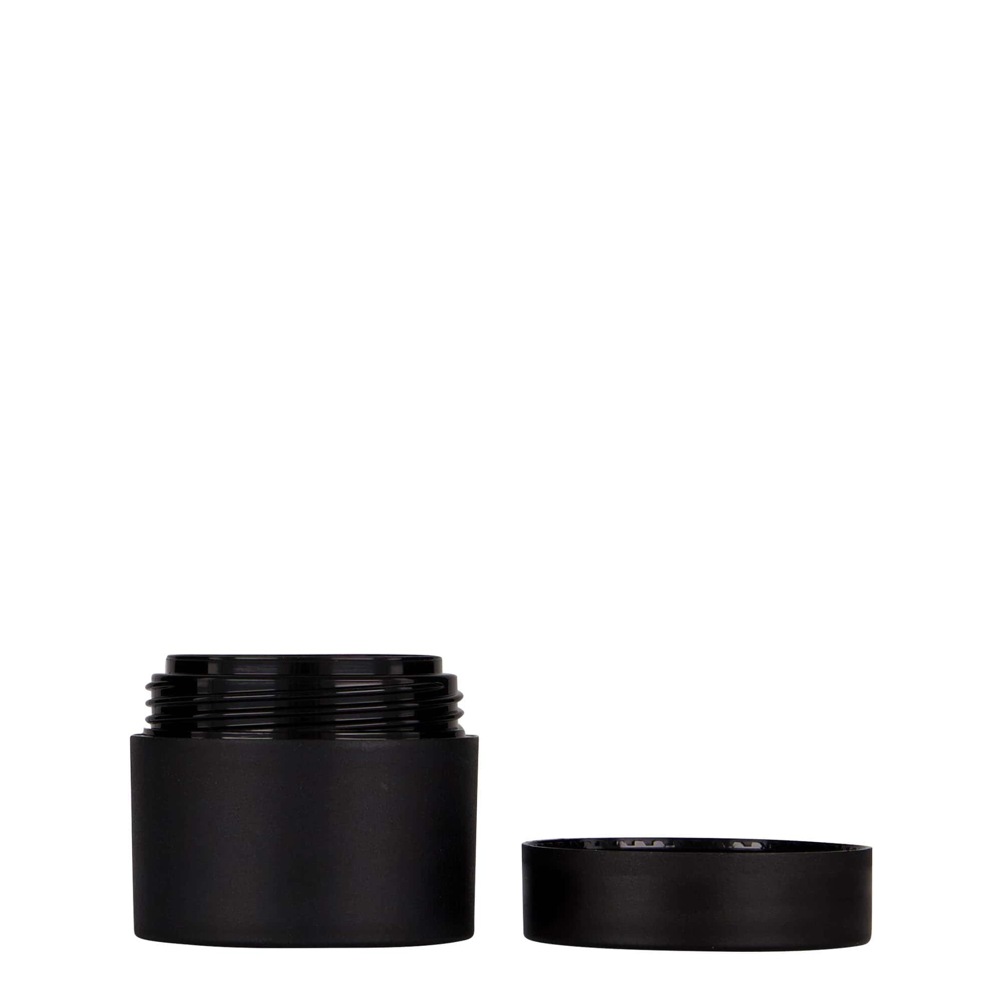 30 ml plastová dóza 'Antonella', PP, čierna, hrdlo: závitové uzáver 30 ml plastová dóza 'Antonella', PP, čierna, hrdlo: závitové uzáver