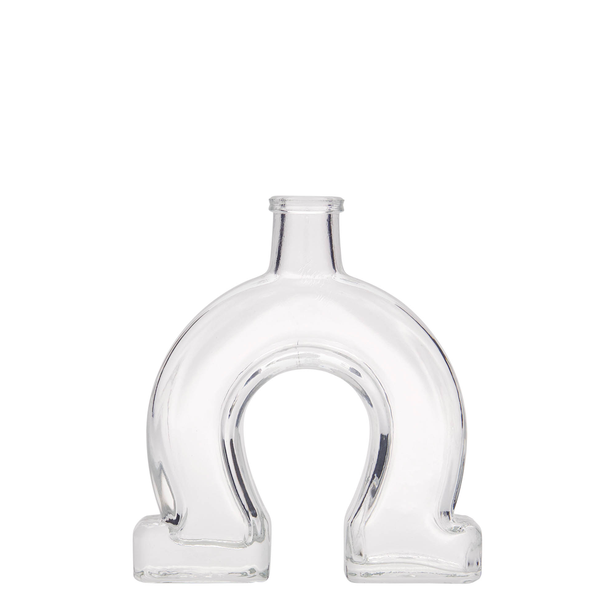 100 ml sklenená fľaša „Podkova“, hrdlo: korok 100 ml sklenená fľaša „Podkova“, hrdlo: korok