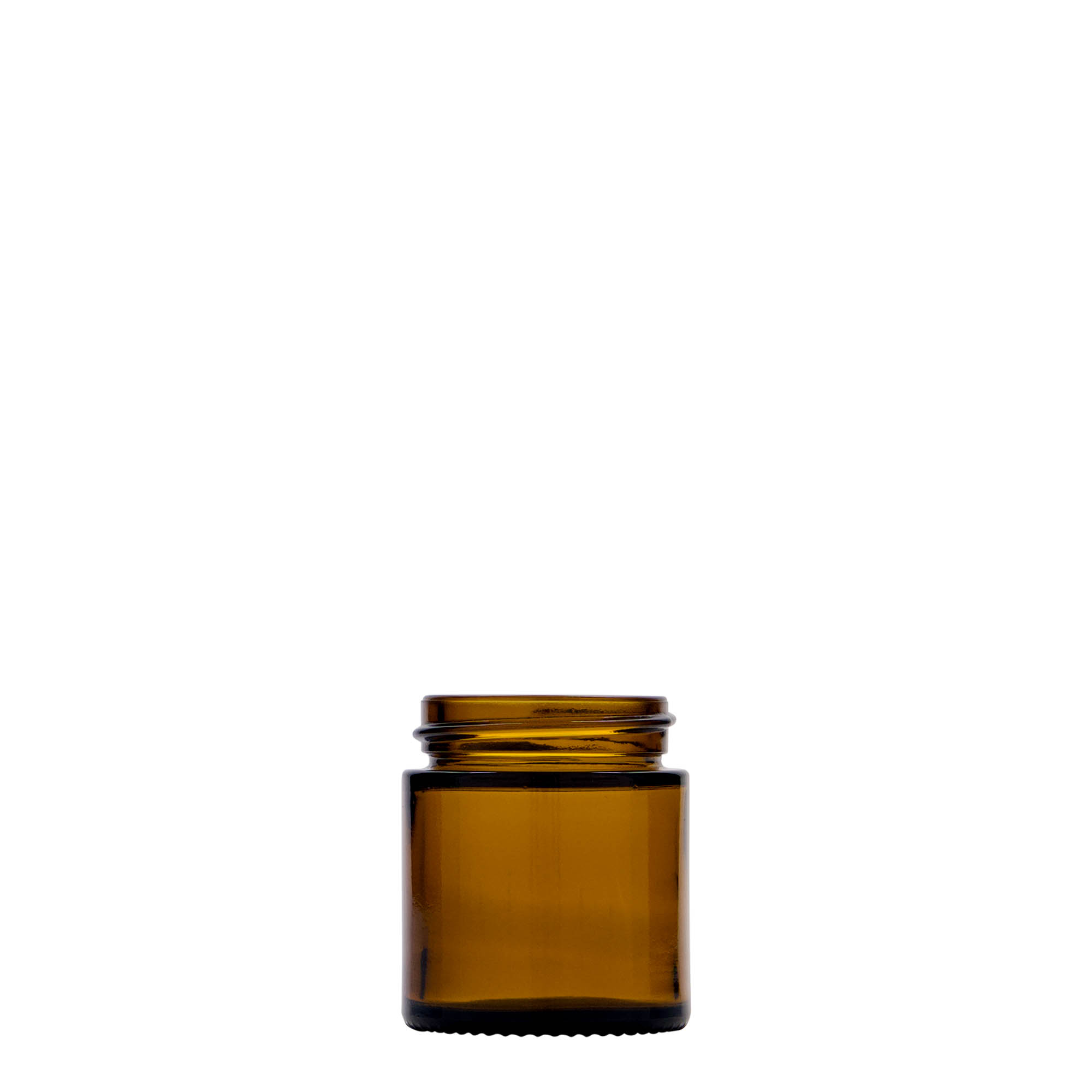 30 ml téglik 'Brown Line', sklo, hnedý, hrdlo: závitové uzáver 30 ml téglik 'Brown Line', sklo, hnedý, hrdlo: závitové uzáver