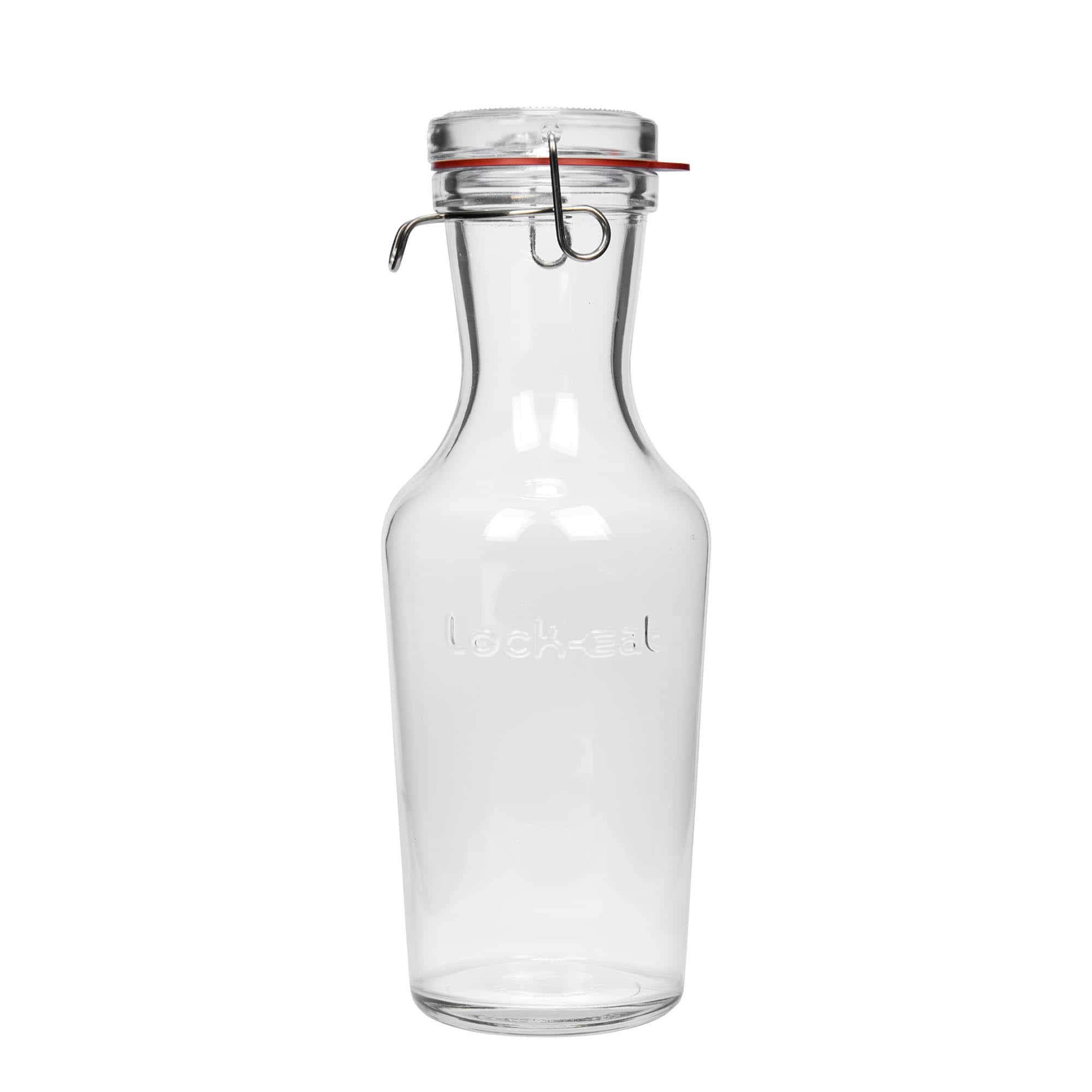 1 000 ml sklená karafa „Lock-Eat“, hrdlo: strmeňový uzáver 1 000 ml sklená karafa „Lock-Eat“, hrdlo: strmeňový uzáver