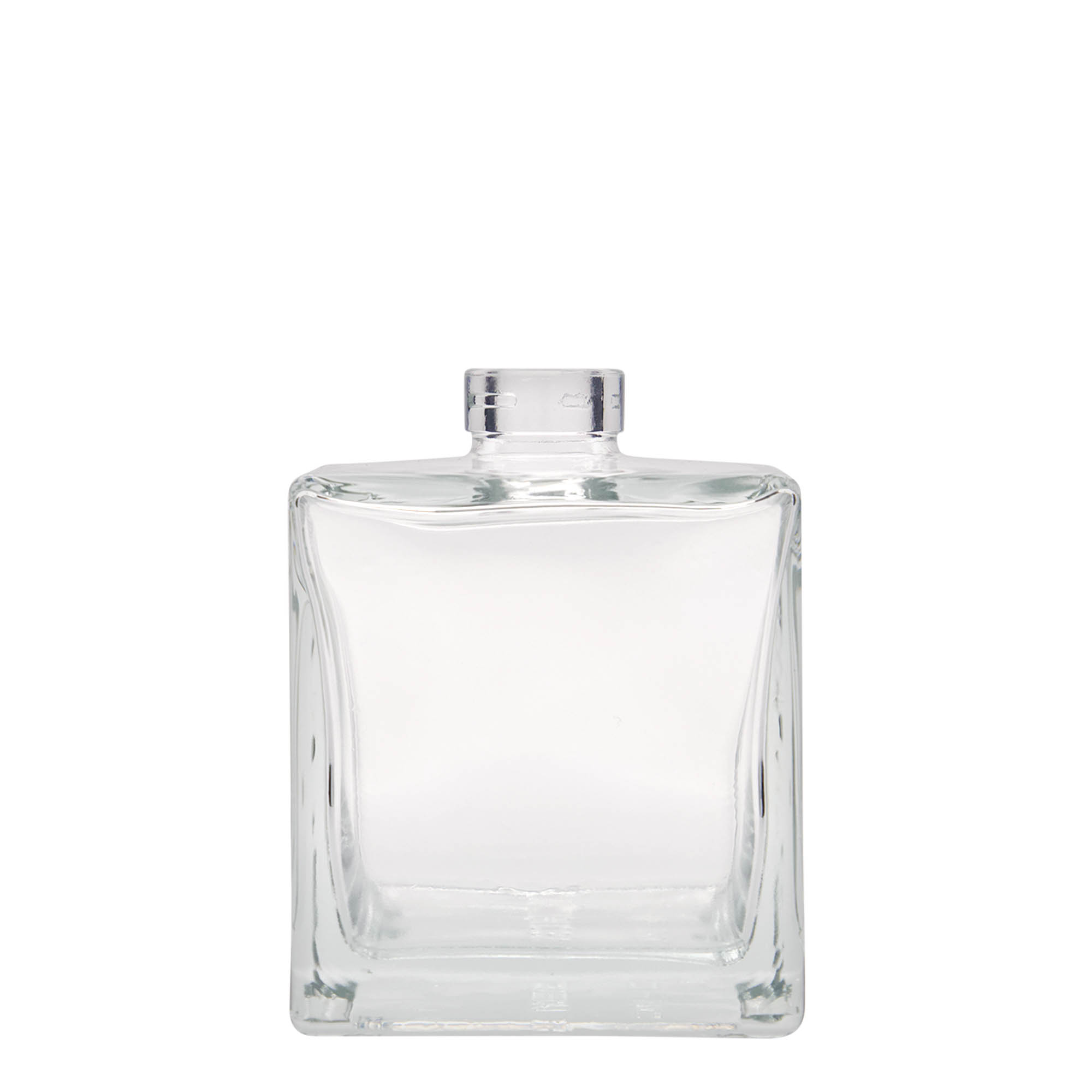 500 ml sklenená fľaša 'Cube', štvorcová, hrdlo: korok 500 ml sklenená fľaša 'Cube', štvorcová, hrdlo: korok