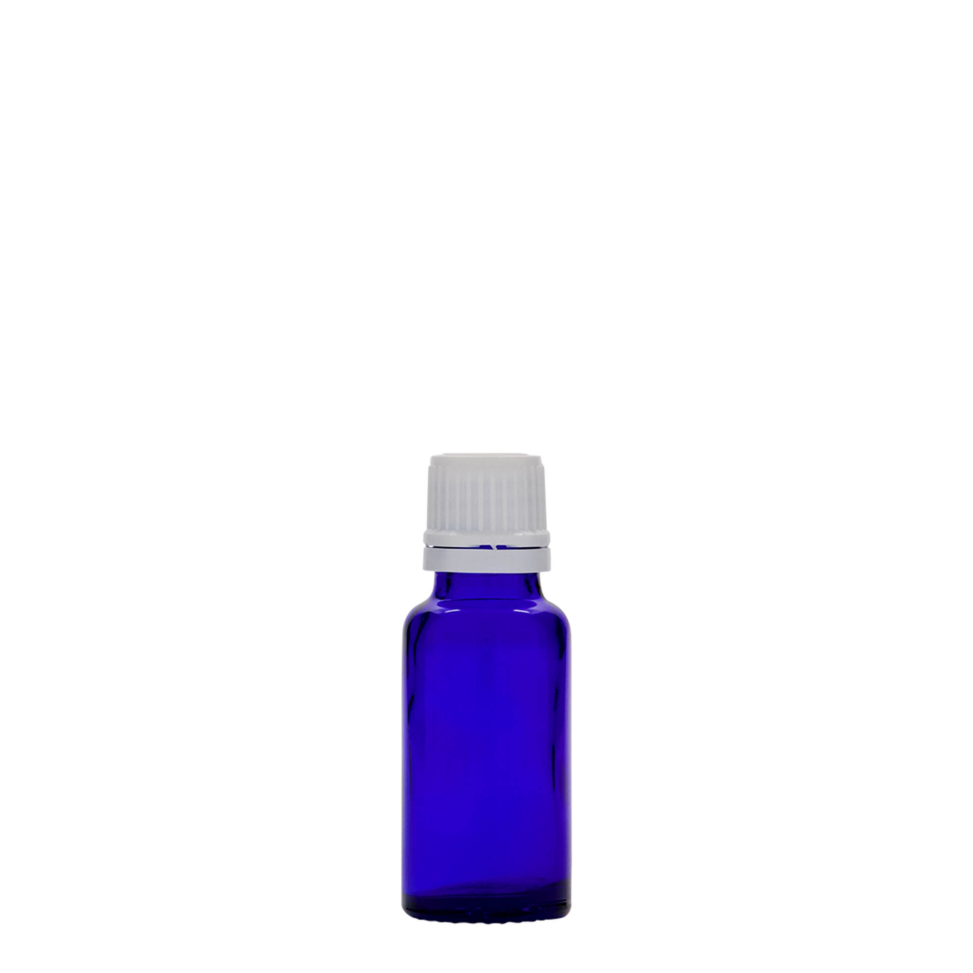 20 ml lekárska fľaša, sklo, kráľovská modrá, hrdlo: DIN 18 20 ml lekárska fľaša, sklo, kráľovská modrá, hrdlo: DIN 18