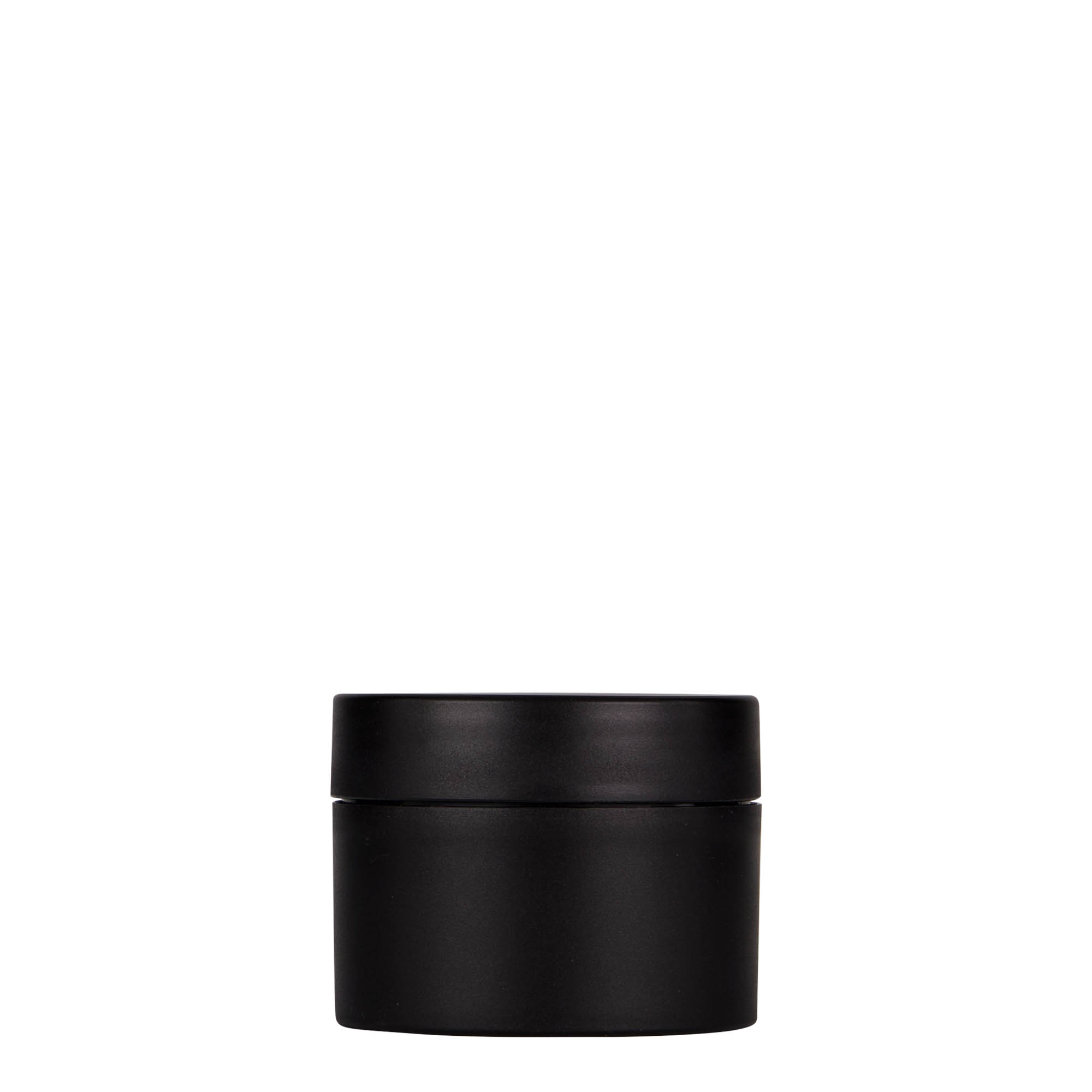50 ml plastová dóza 'Antonella', PP, čierna, hrdlo: závitové viečko 50 ml plastová dóza 'Antonella', PP, čierna, hrdlo: závitové viečko