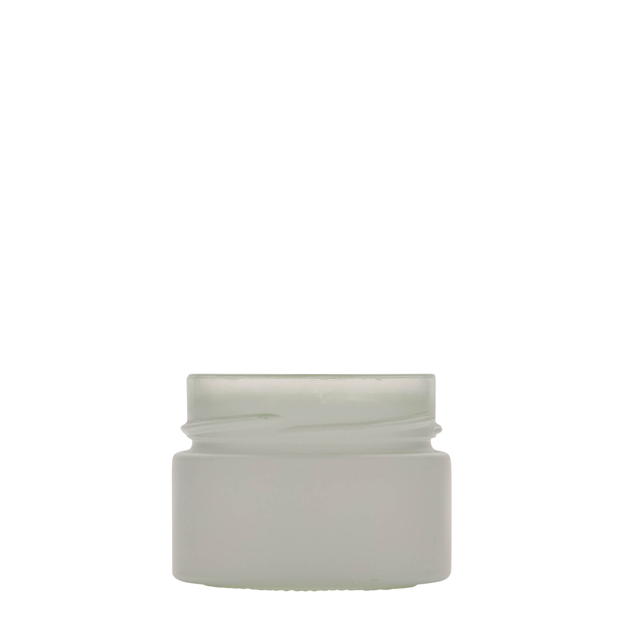 130 ml okrúhla nádoba 'Aurora', biela, hrdlo: Deep-Twist-Off (DTO 66)