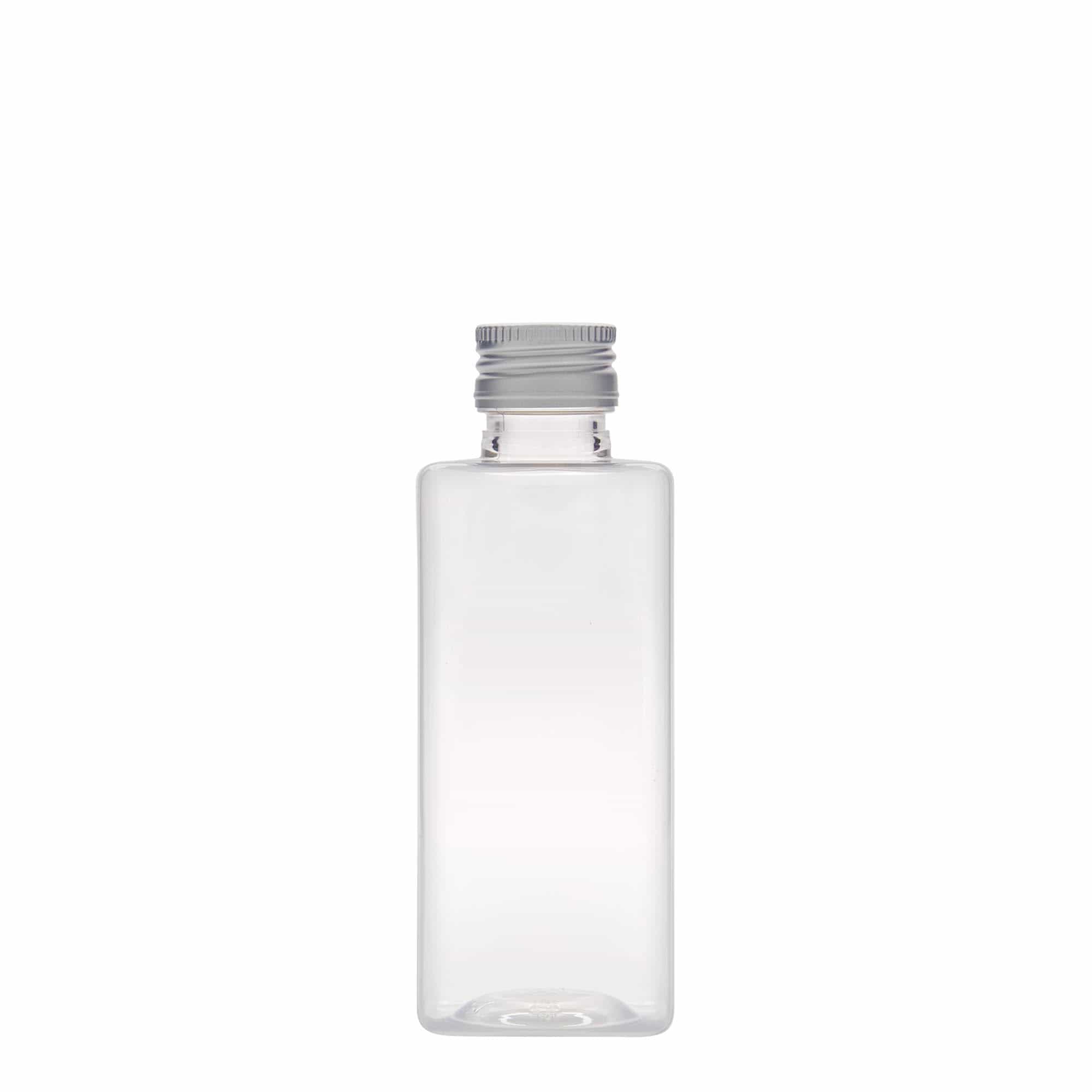 250 ml PET fľaša „Karl“, štvorcová, plast, hrdlo: PP 28