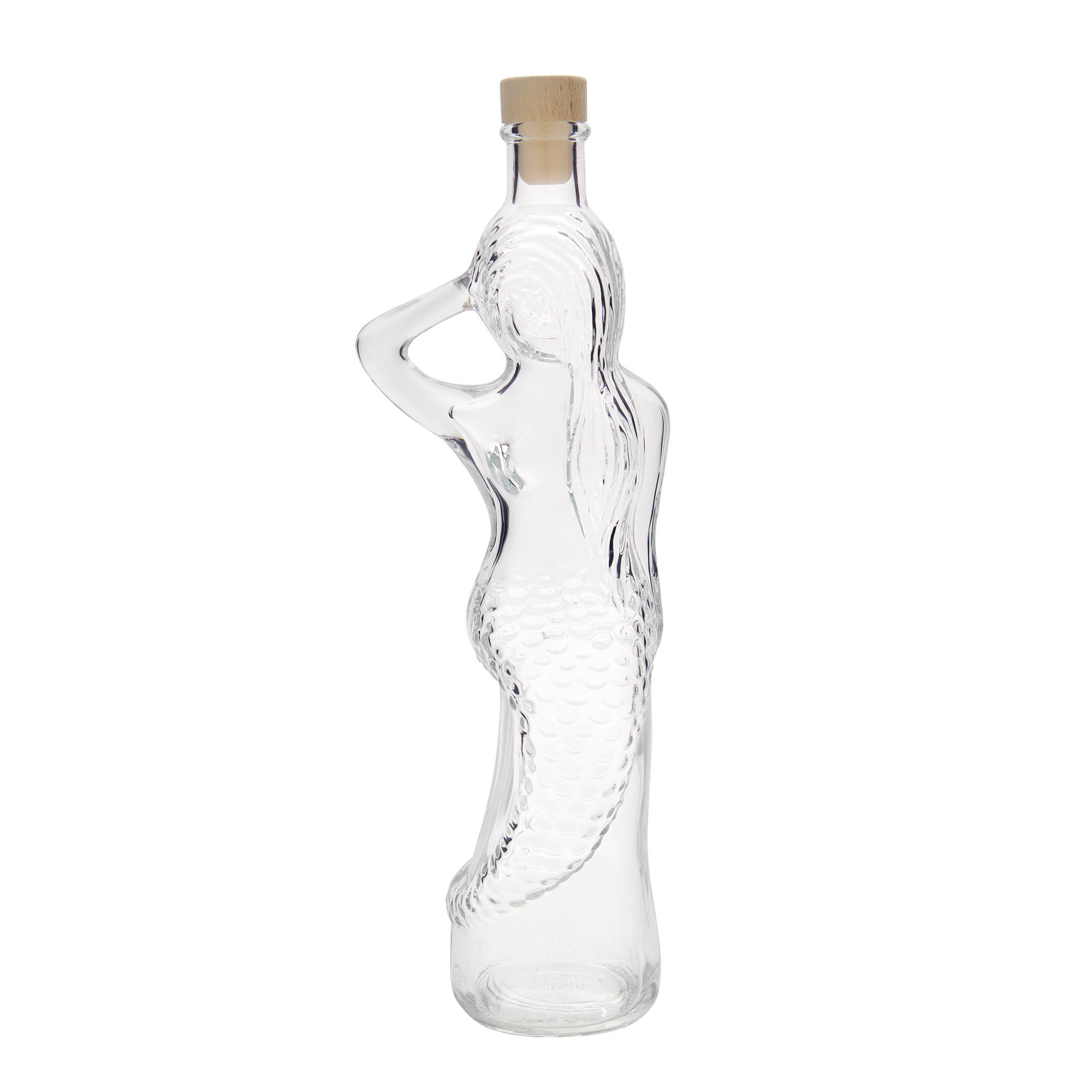 500 ml sklenená fľaša „Morská víla“, hrdlo: korkové