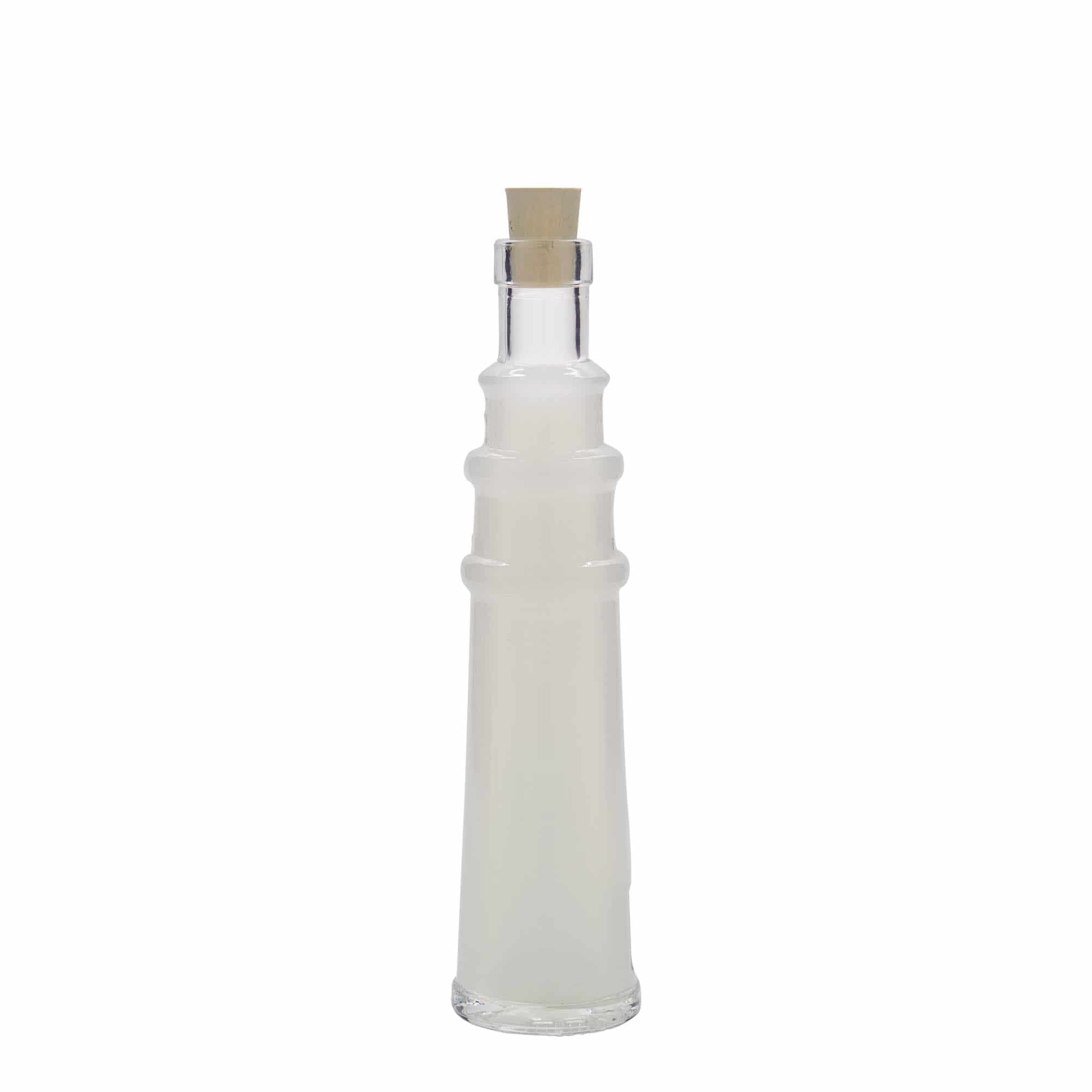 100 ml sklená fľaša „Maják“, hrdlo: korok