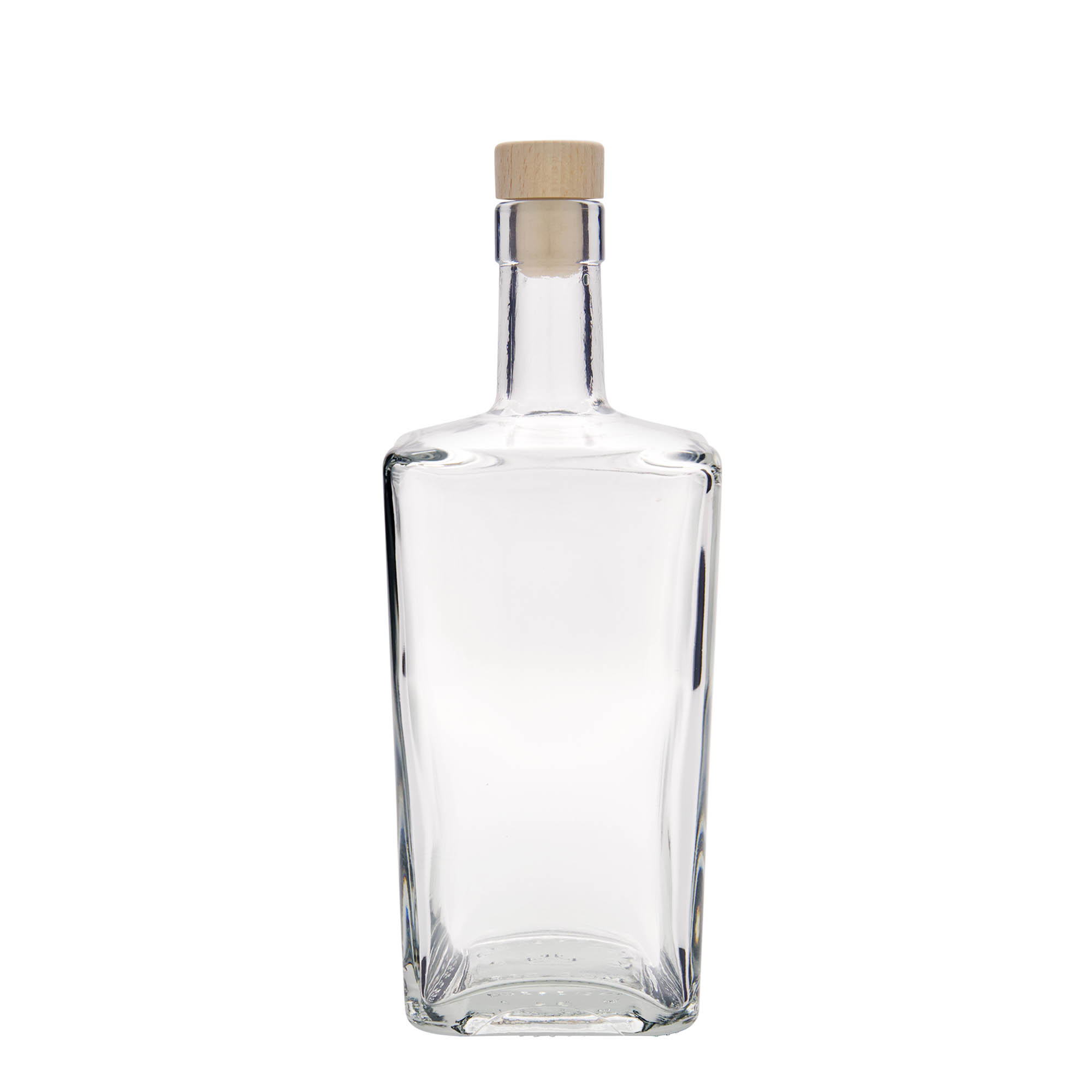 700 ml sklenená fľaša 'Noel', štvorcová, hrdlo: korok