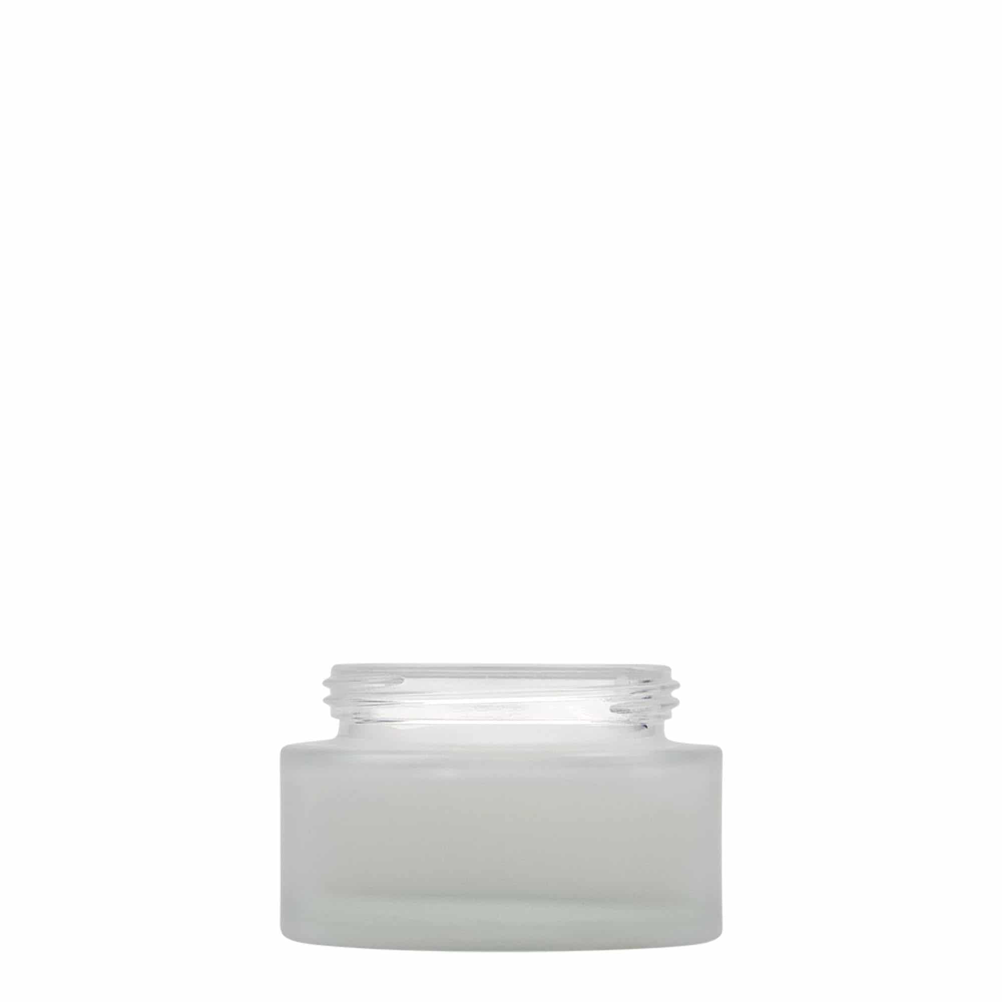 50 ml téglik „Platin Edition“, sklený, ľadová, hrdlo: skrutkovací uzáver