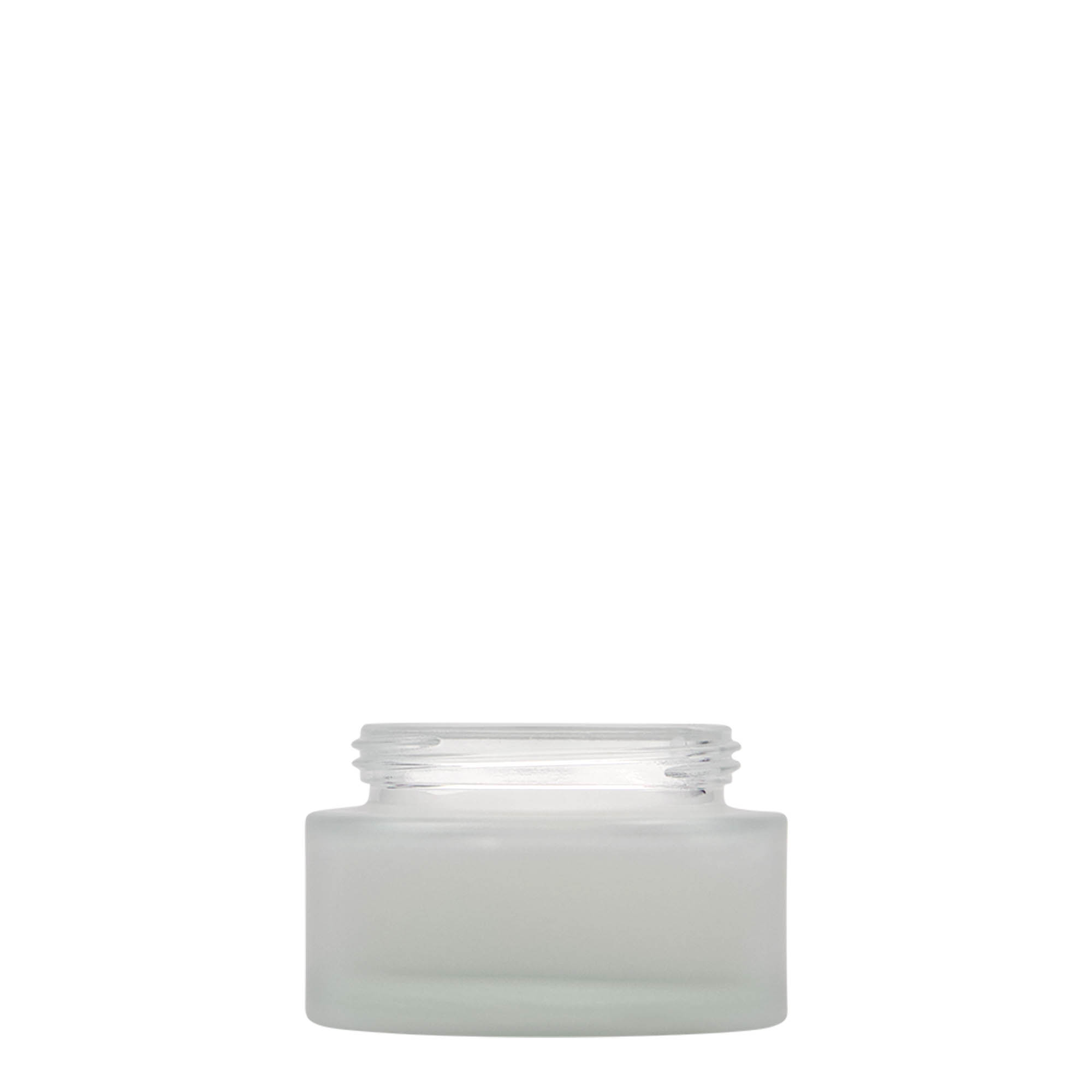 50 ml téglik 'Platin Edition', sklo, matné, hrdlo: skrutkovací uzáver