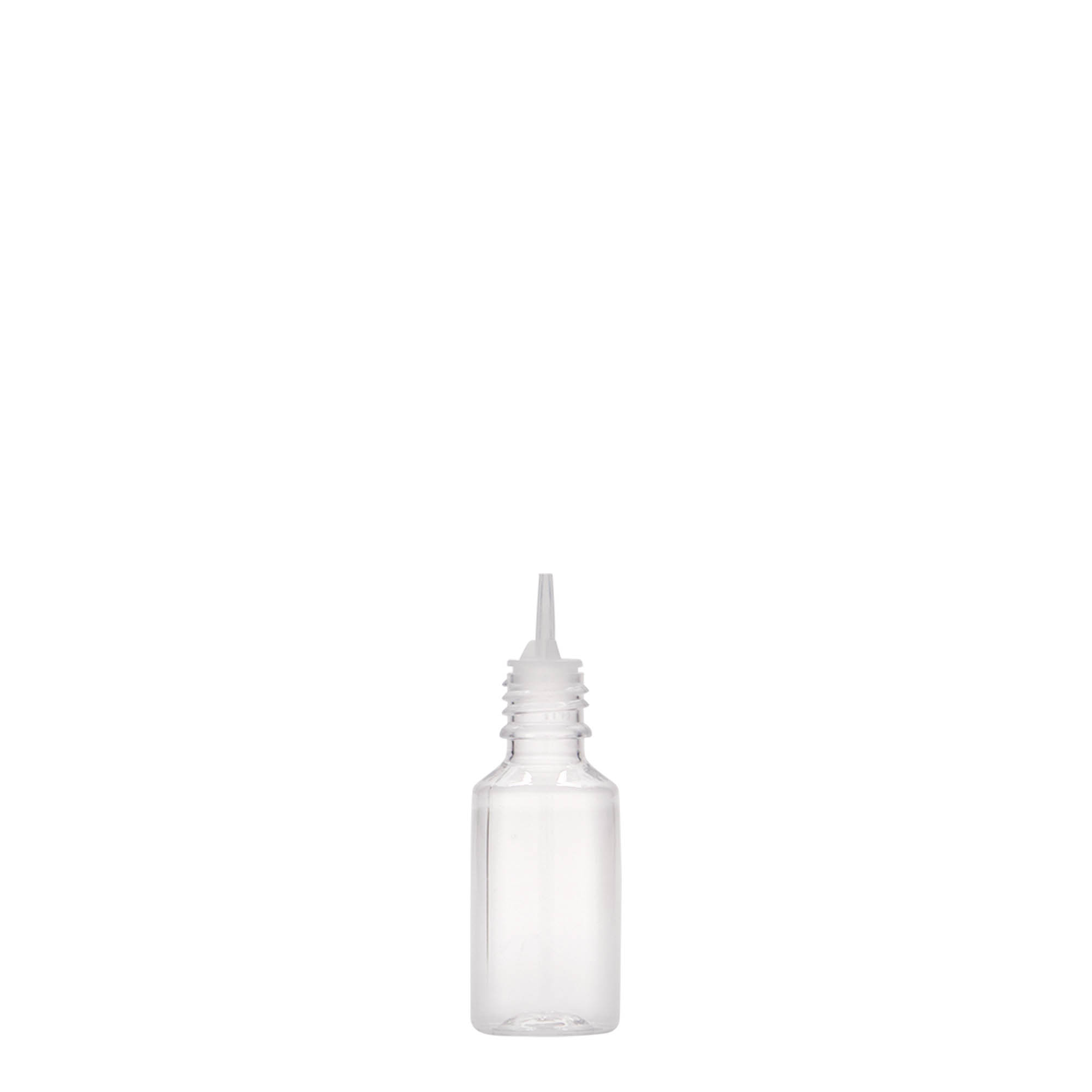 10 ml PET fľaša „E-Liquid“ s poistkou kvality a proti deťom, plast, hrdlo: závitové uzáver