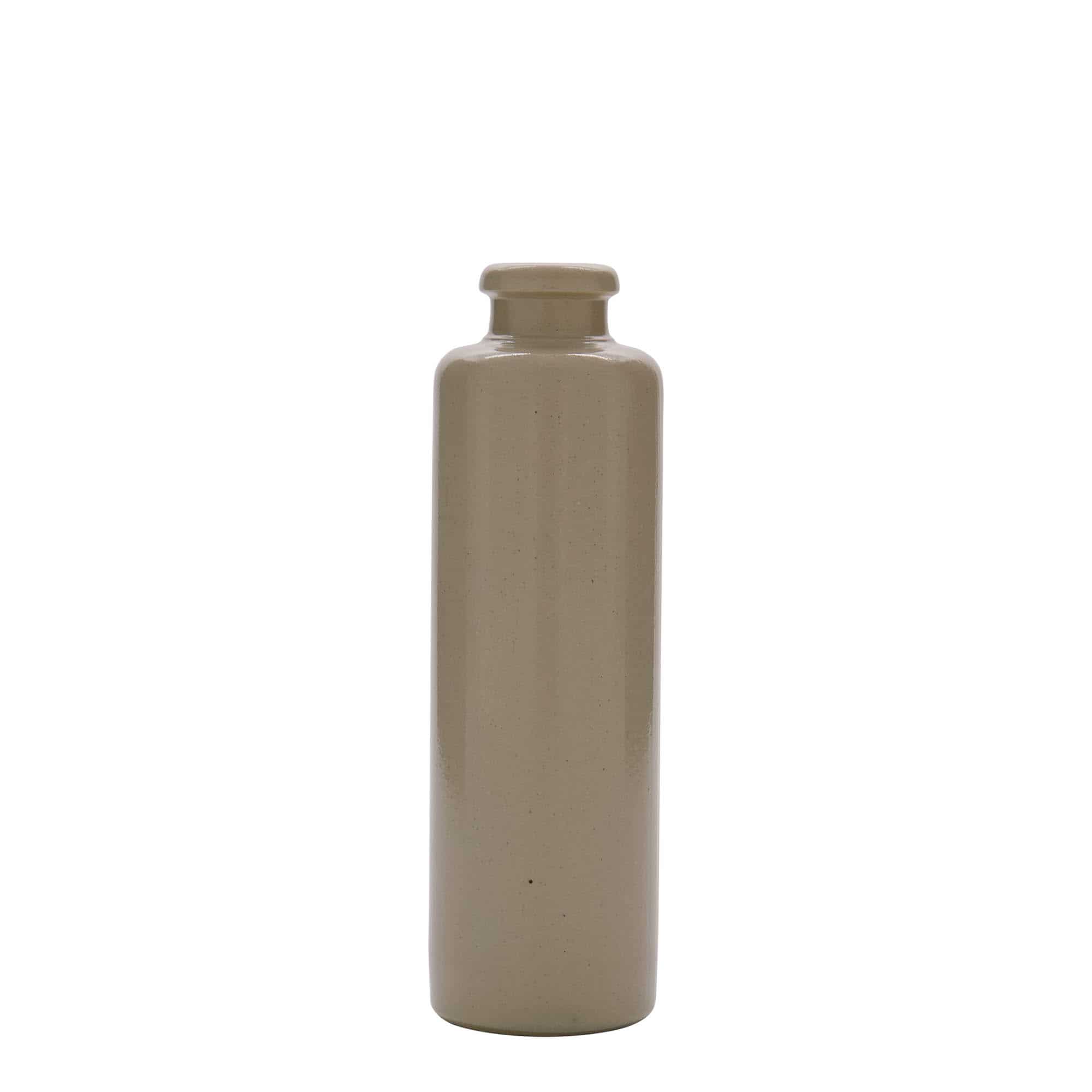 200 ml hlinený krčah, kamenina, béžová farba, hrdlo: korok