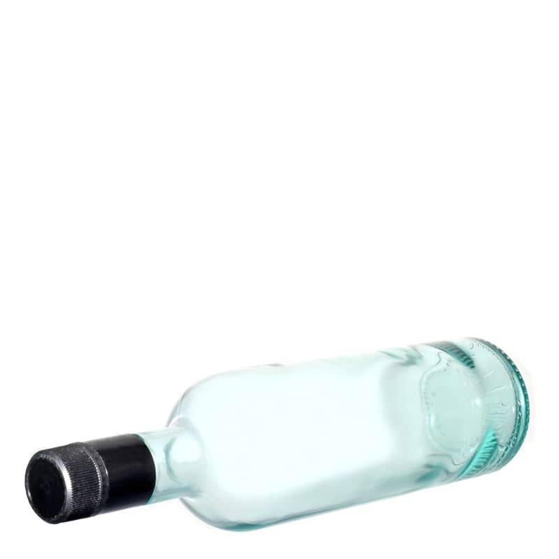 750 ml fľaša na ocot/olej „Willy New“, sklená, lichtzelená farba, hrdlo: DOP
