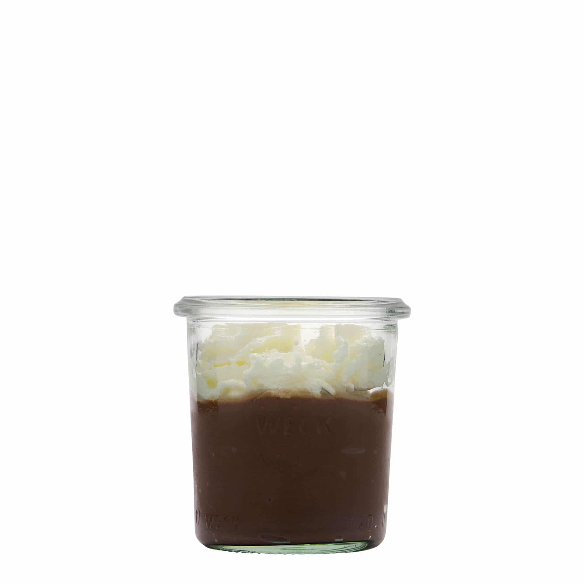 140 ml WECK pohár na zaváranie, hrdlo: okrúhly okraj