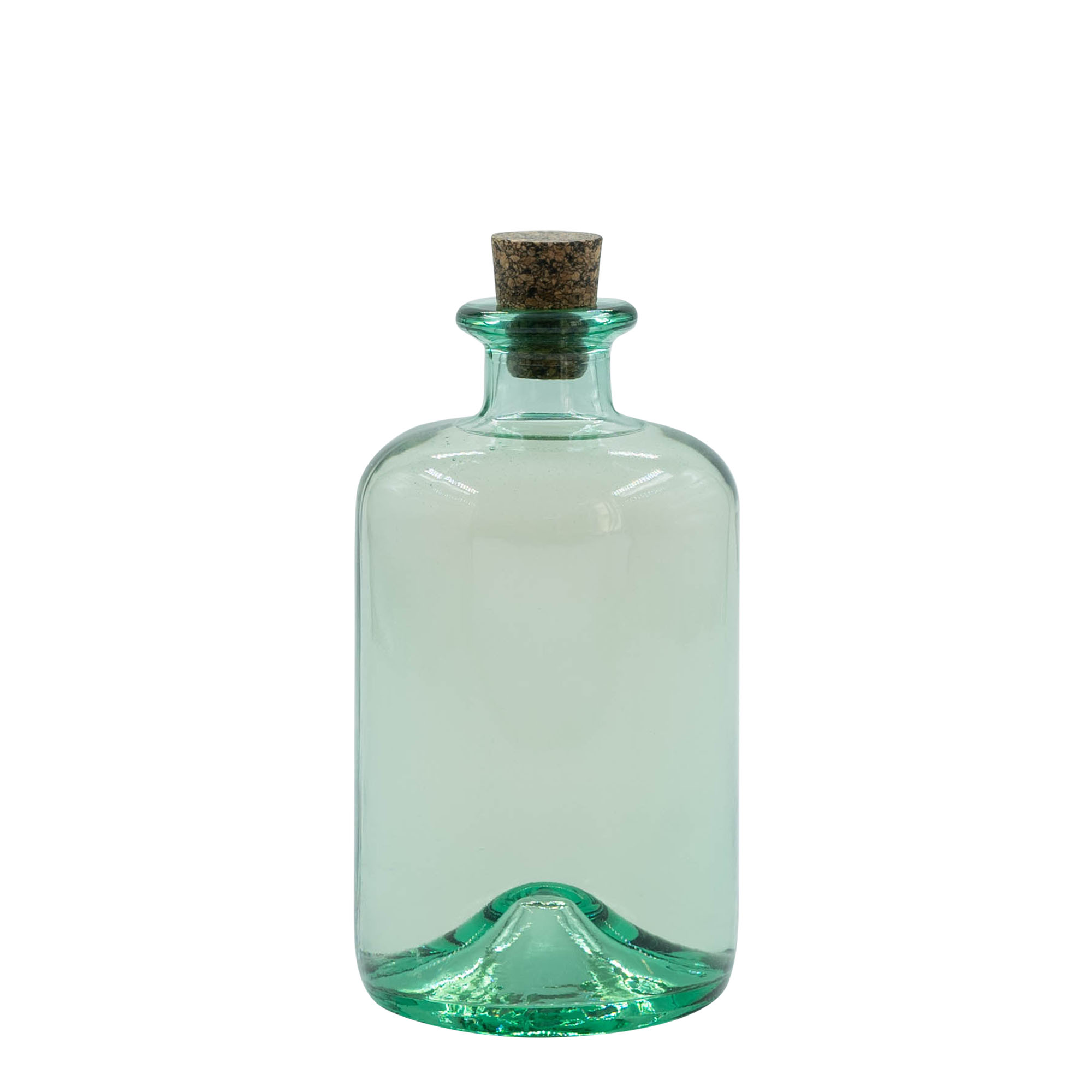 500 ml sklenená fľaša 'Pharma', hrdlo: korok