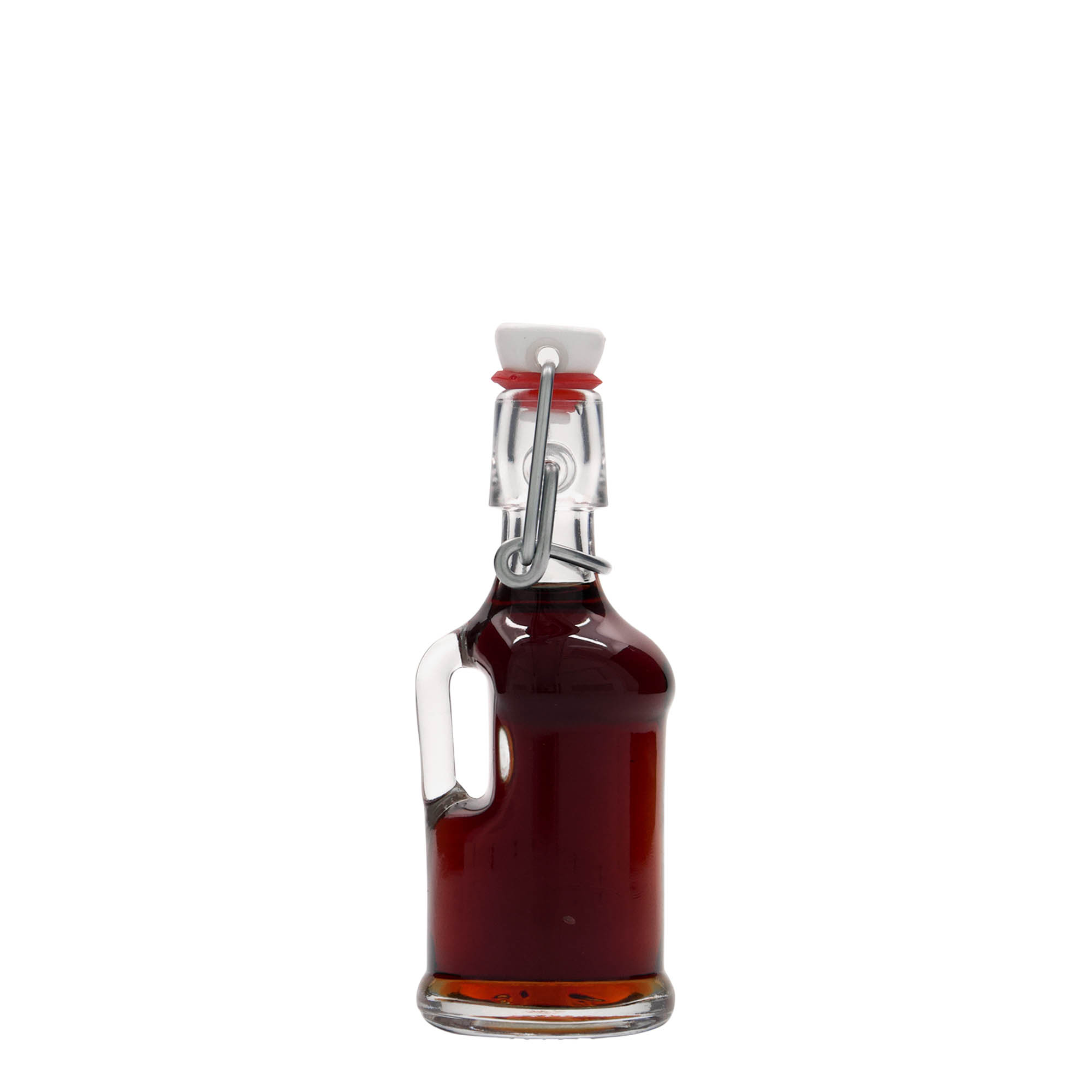 40 ml sklenená fľaša 'Classica', hrdlo: uzáver s pántom 40 ml sklenená fľaša 'Classica', hrdlo: uzáver s pántom